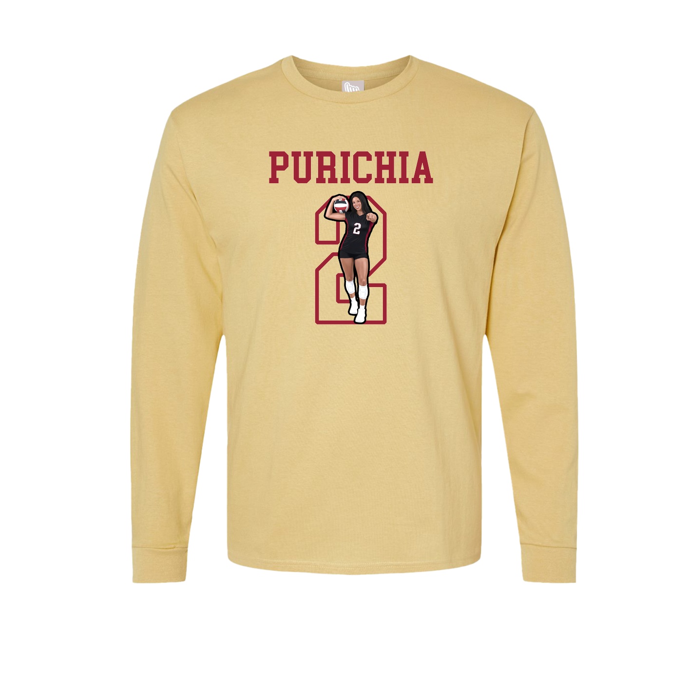 Long Sleeve Tee — Shirsey in Vegas Gold