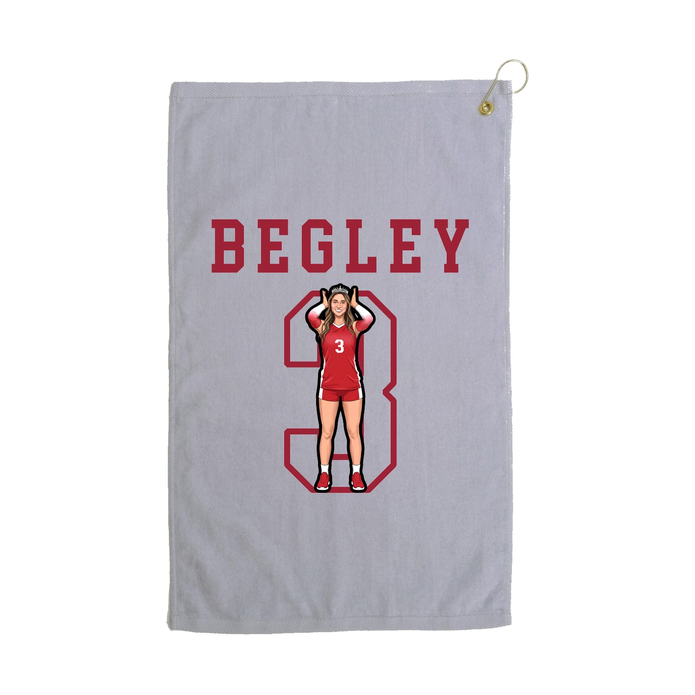 Golf Towel — Shirsey in Grey
