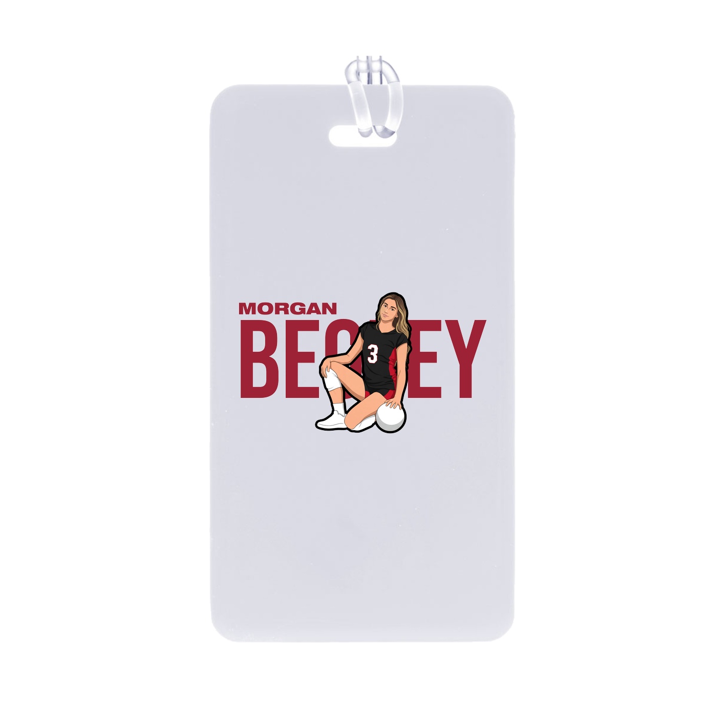 Bag Tag — Player Name in Classic