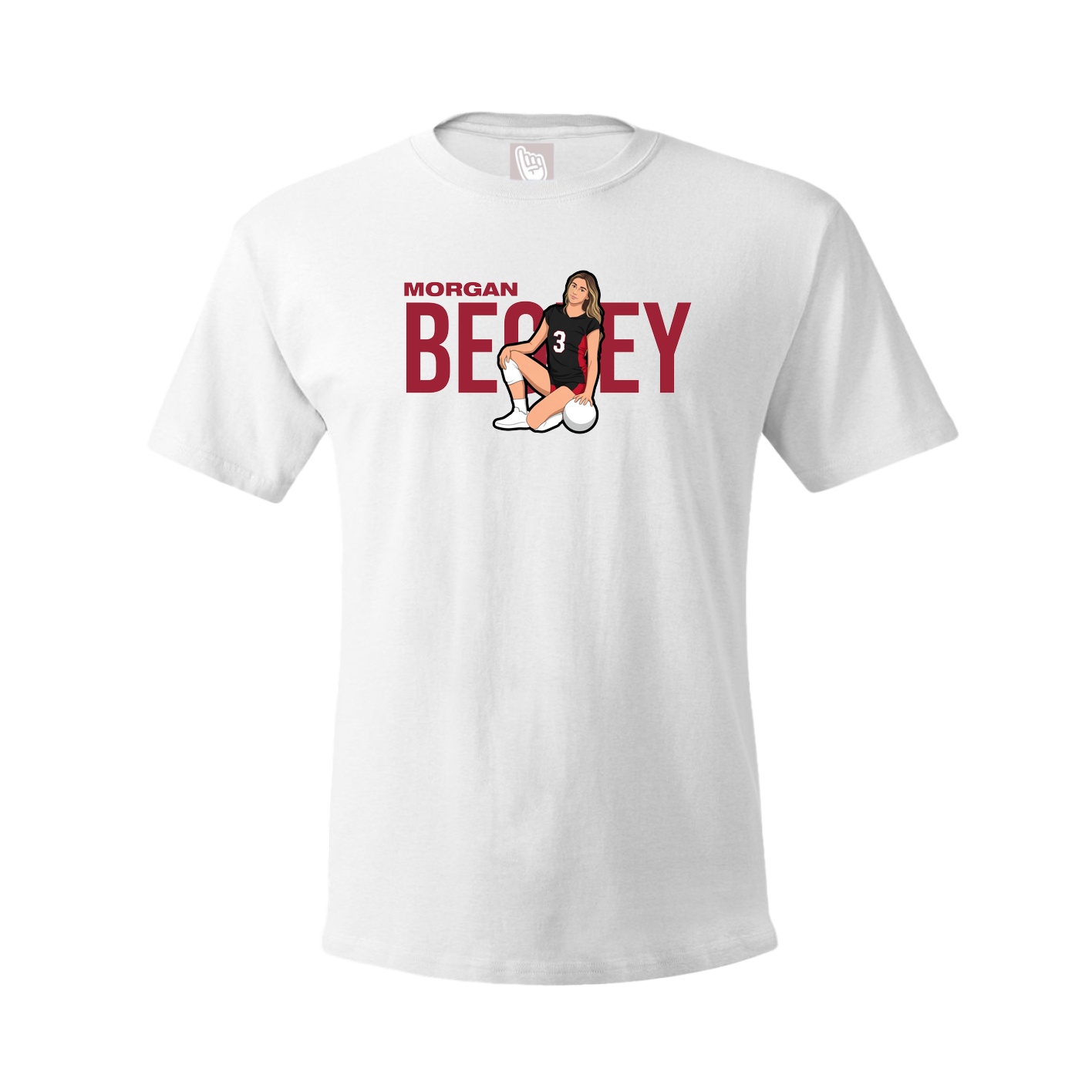 Tee — Player Name in White