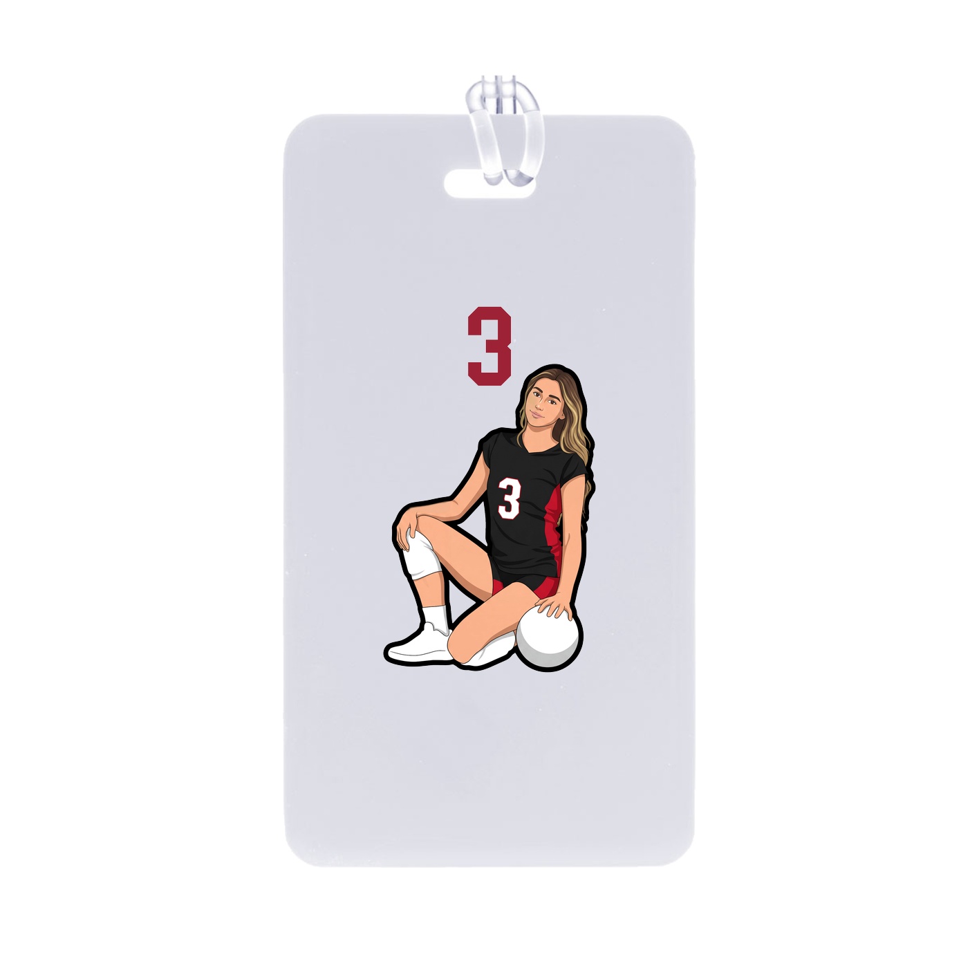 Bag Tag — Number Top in Classic