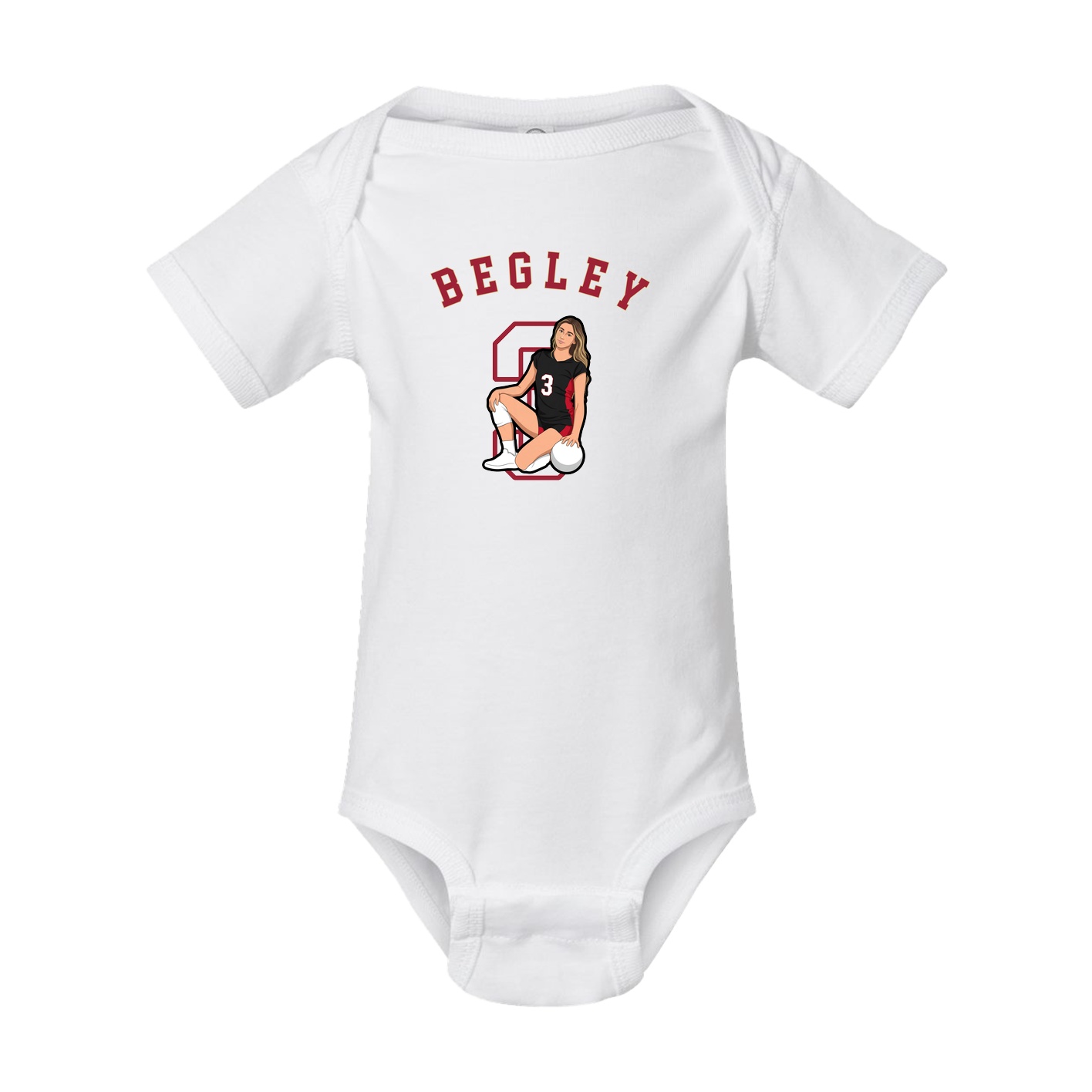 Baby Onesie — Shirsey Arch in White