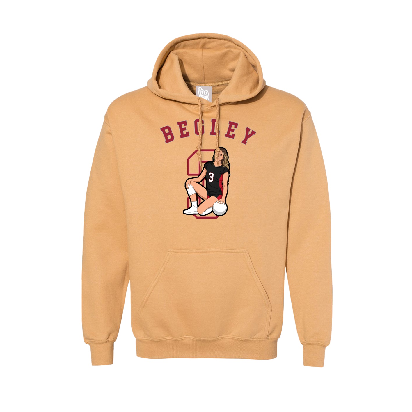 Hoodie — Shirsey Arch in Vegas Gold