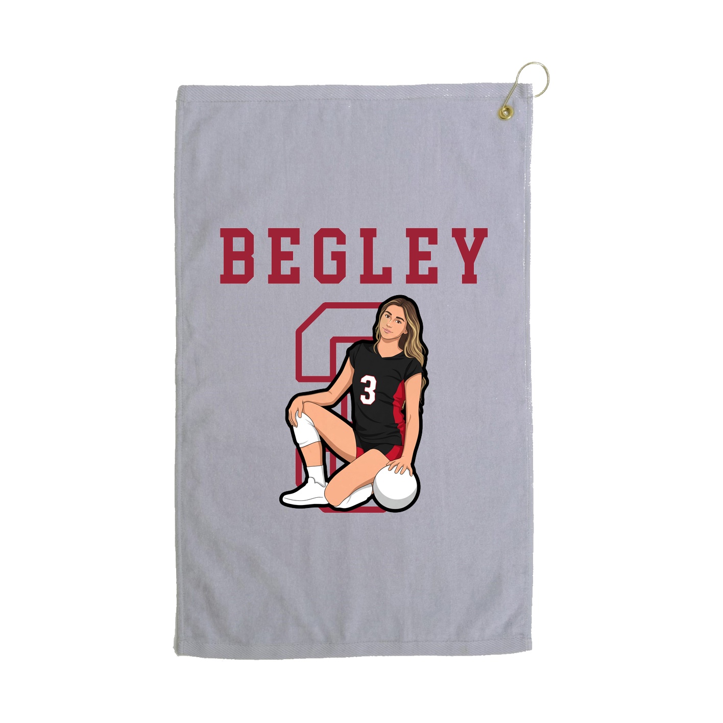 Golf Towel — Shirsey in Grey
