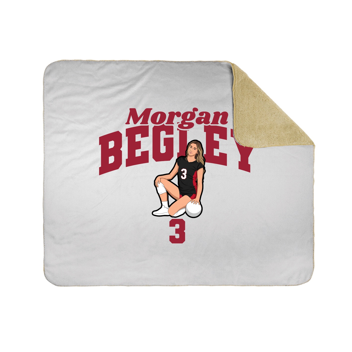 Throw Blanket — Signature Arch in White