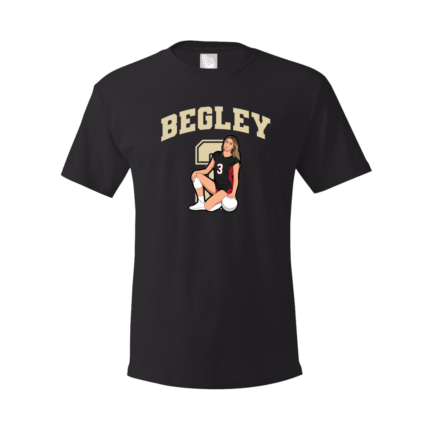 Tee — Number in Black