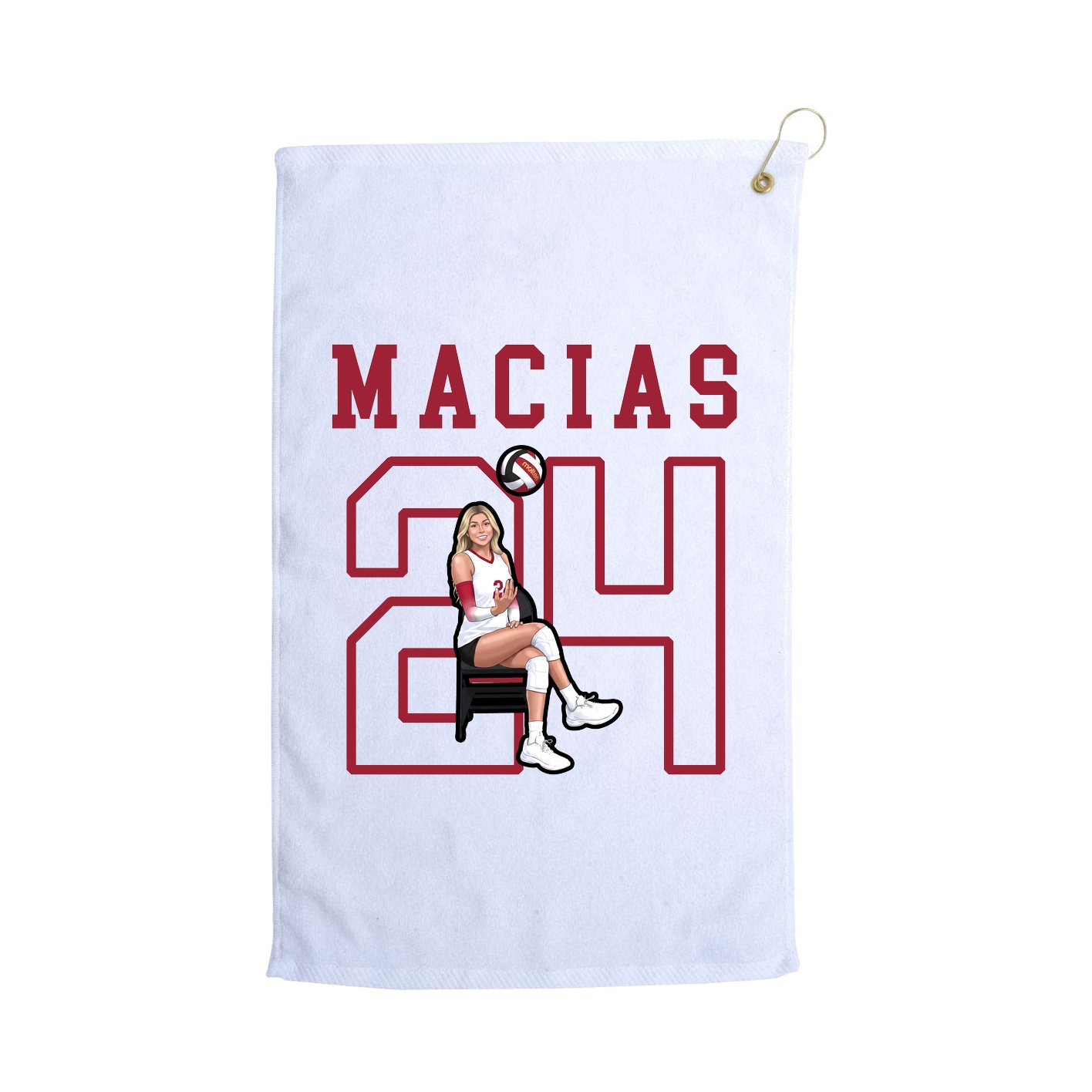 Golf Towel — Shirsey in White