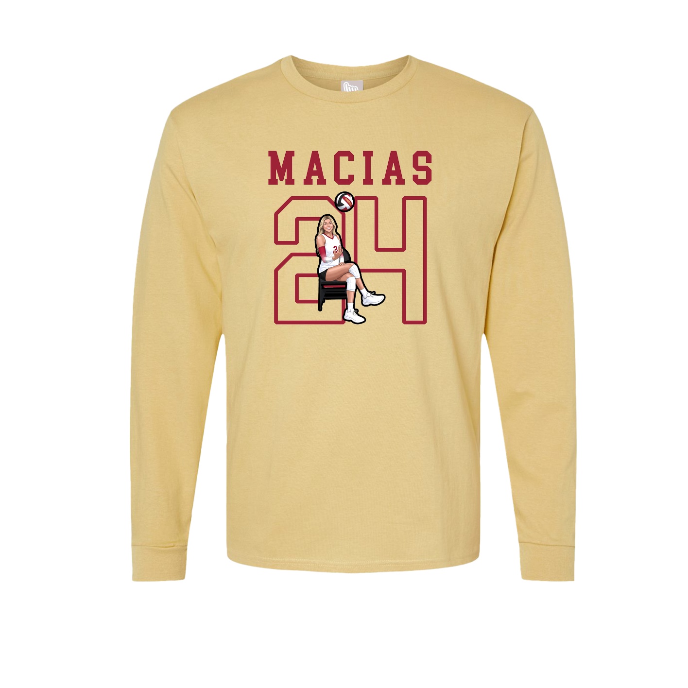 Long Sleeve Tee — Shirsey in Vegas Gold