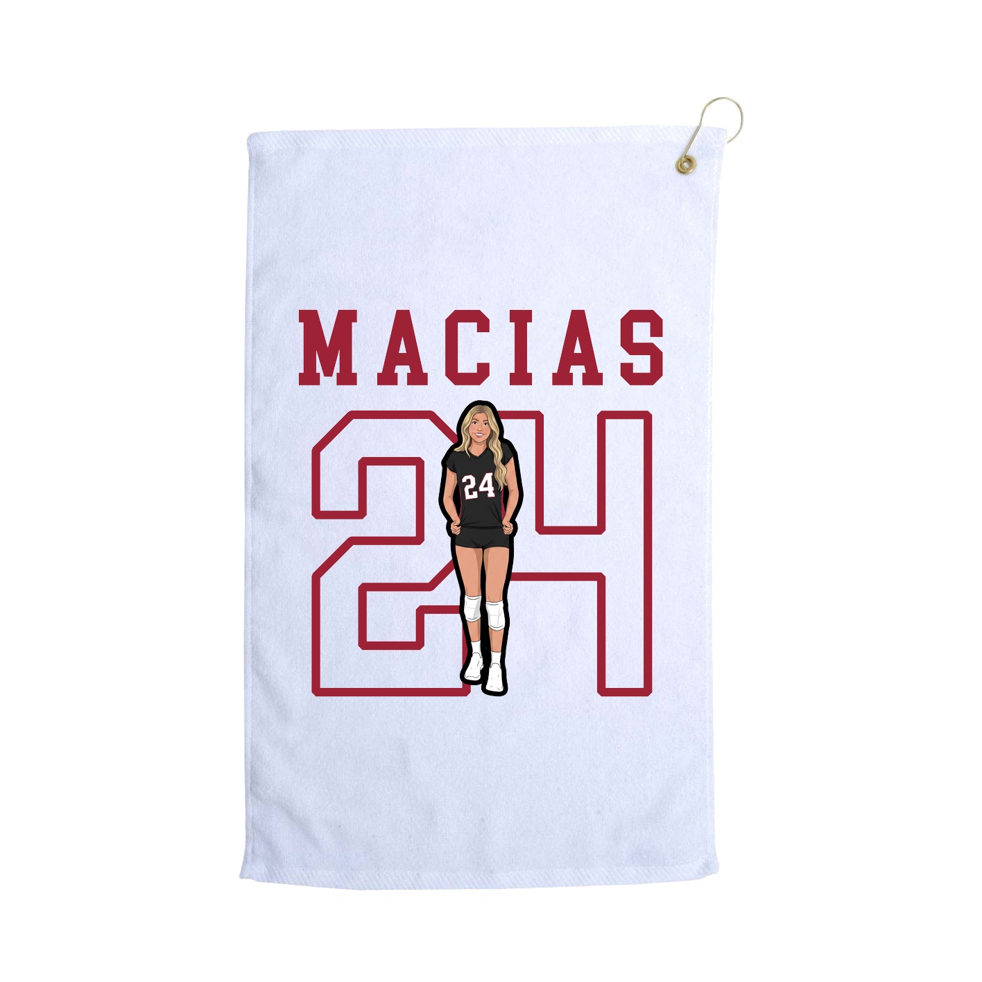Golf Towel — Shirsey in White