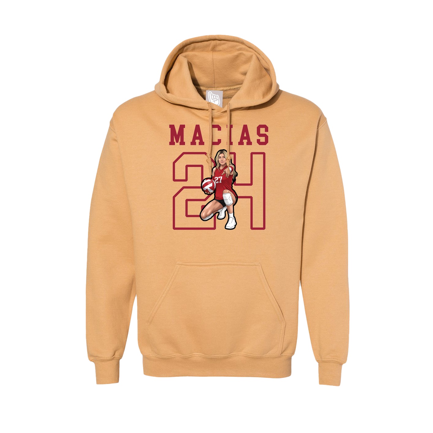 Hoodie — Shirsey in Vegas Gold