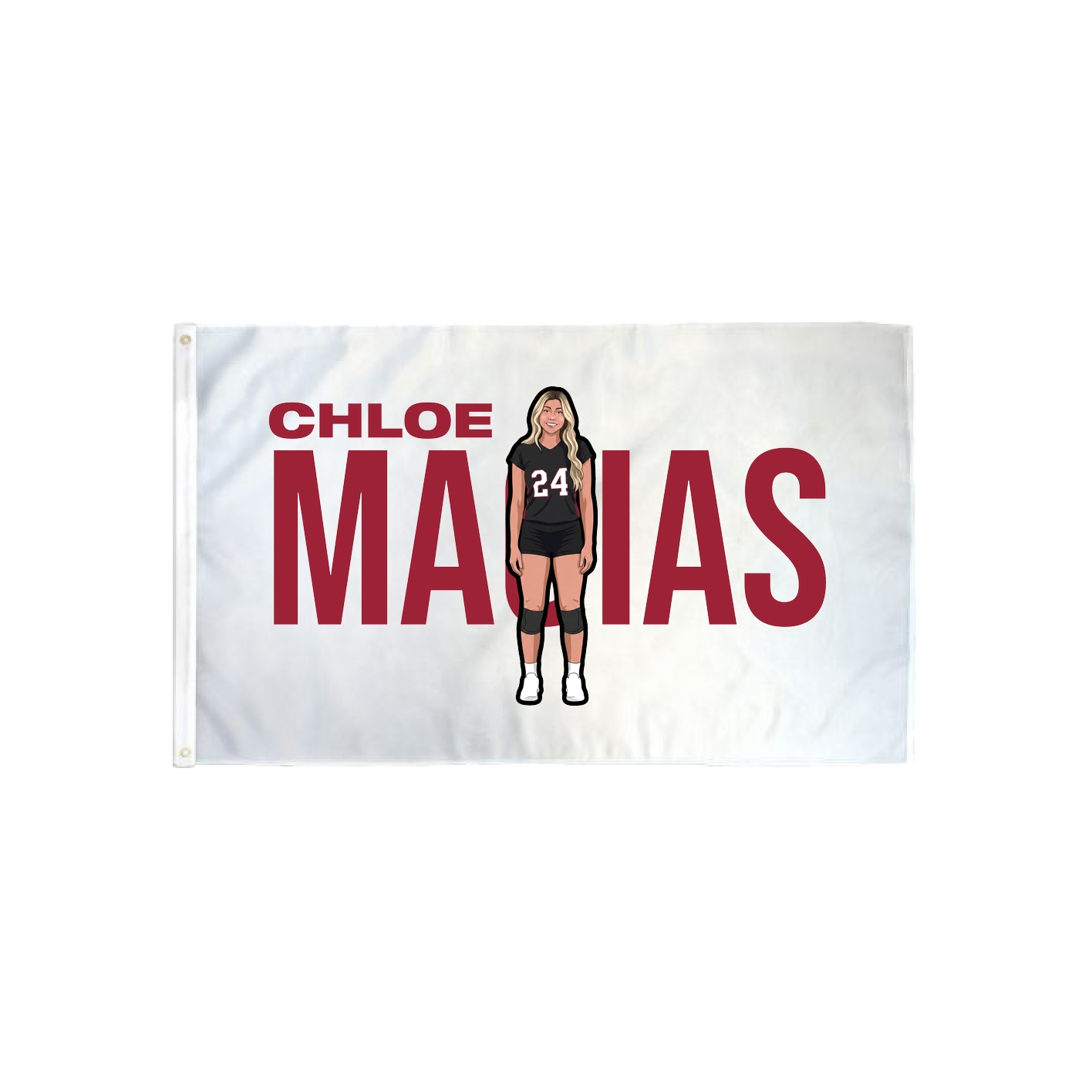 3x5 Flag — Player Name in Classic