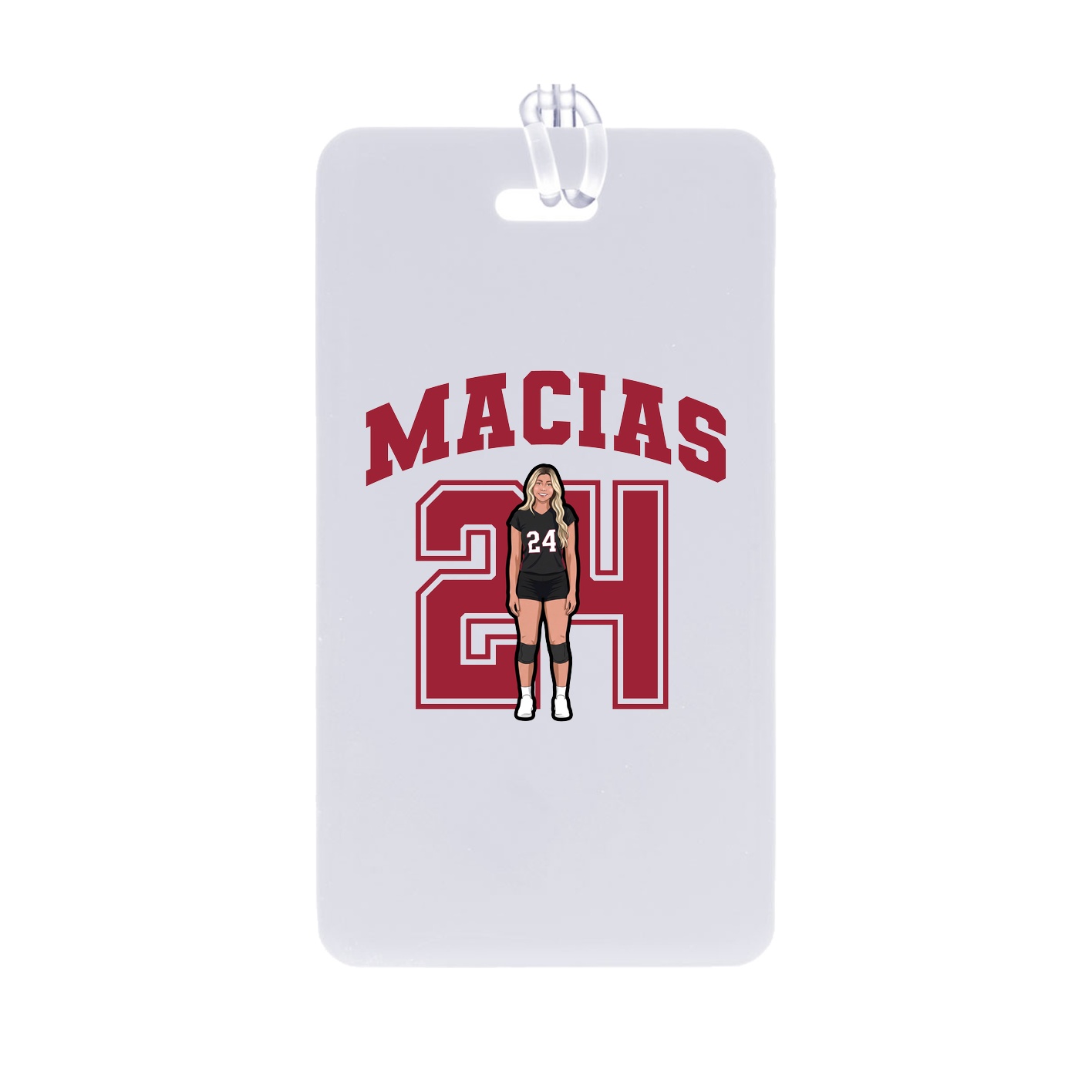Bag Tag — Number in Classic