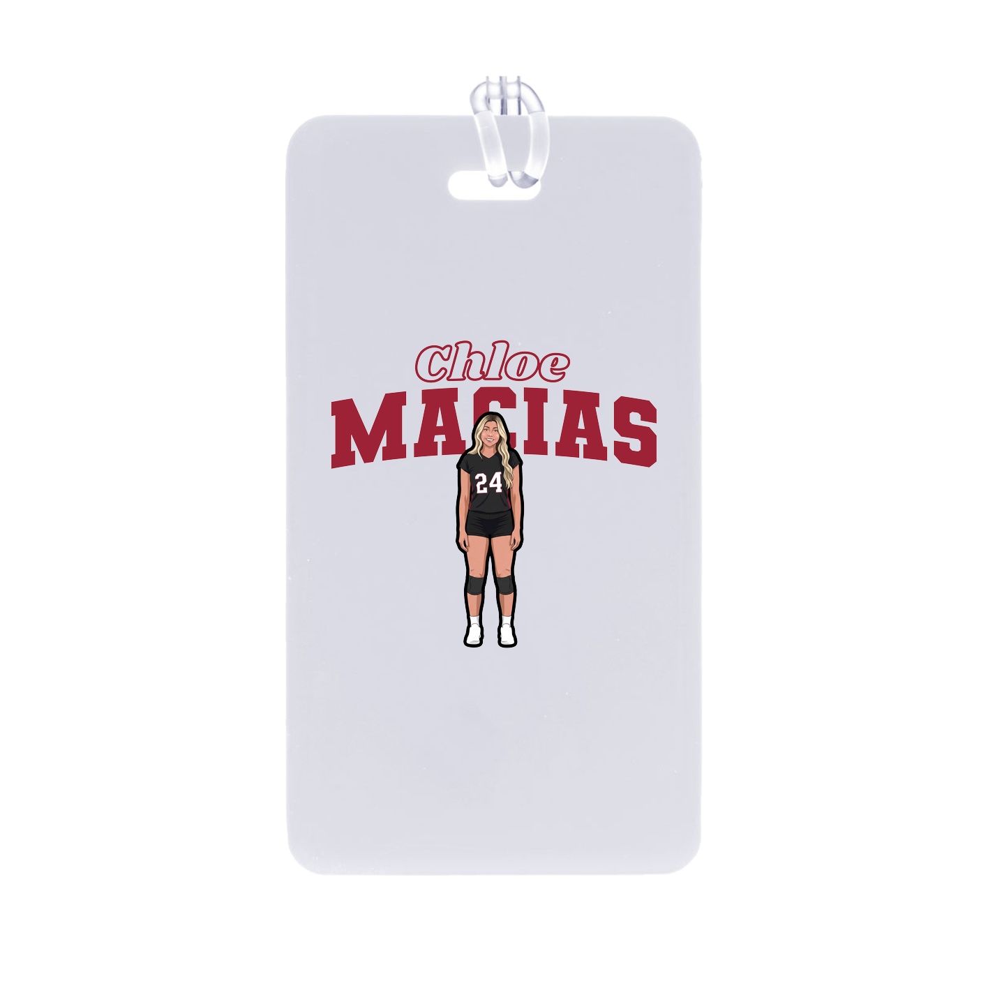 Bag Tag — Name Arch in Classic