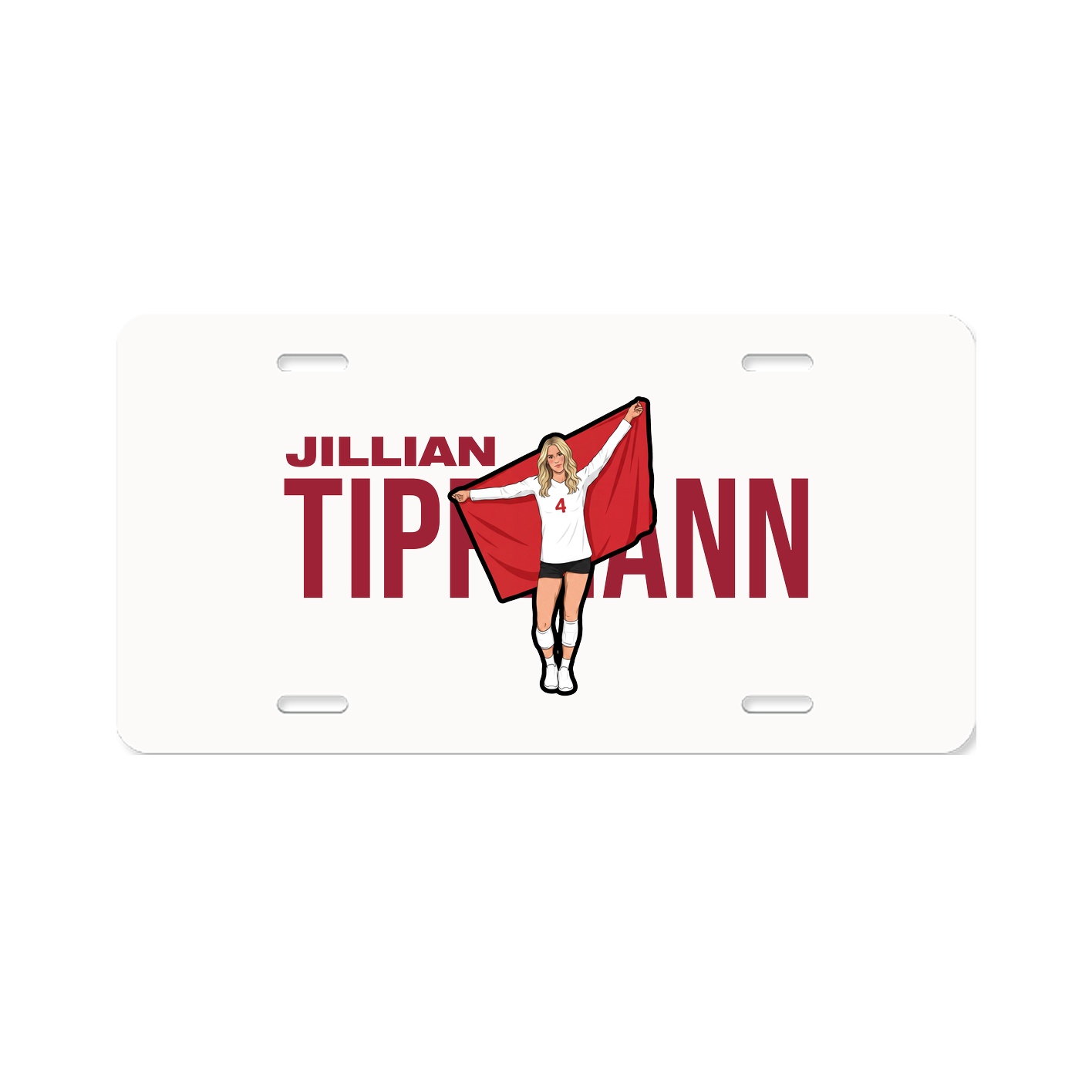 License Plate — Player Name in Classic