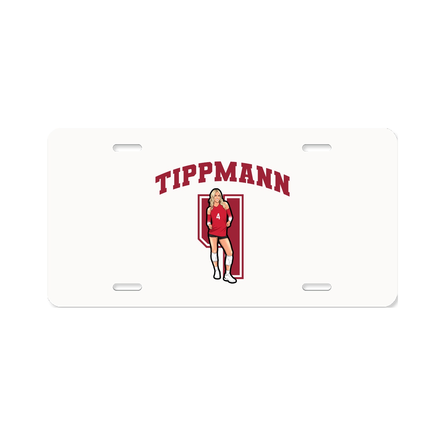 License Plate — Number in Classic