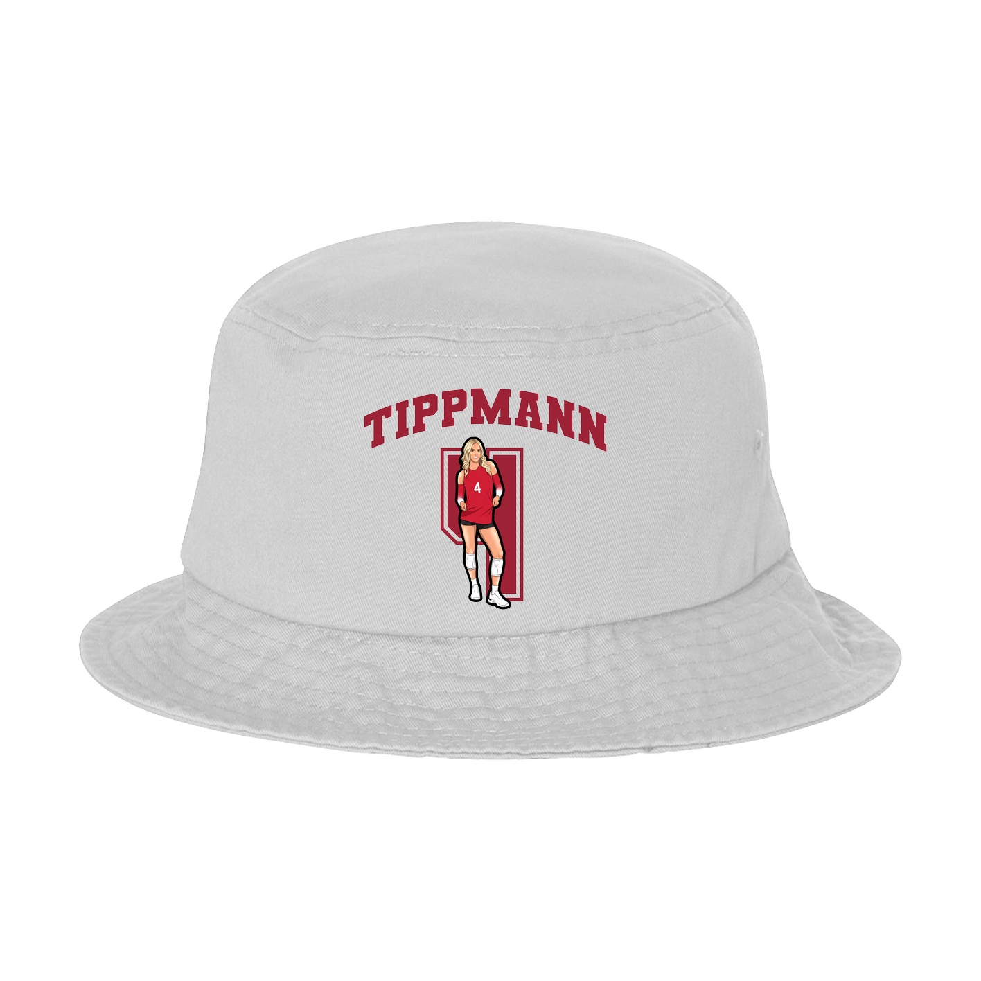 Bucket Cap — Number in White