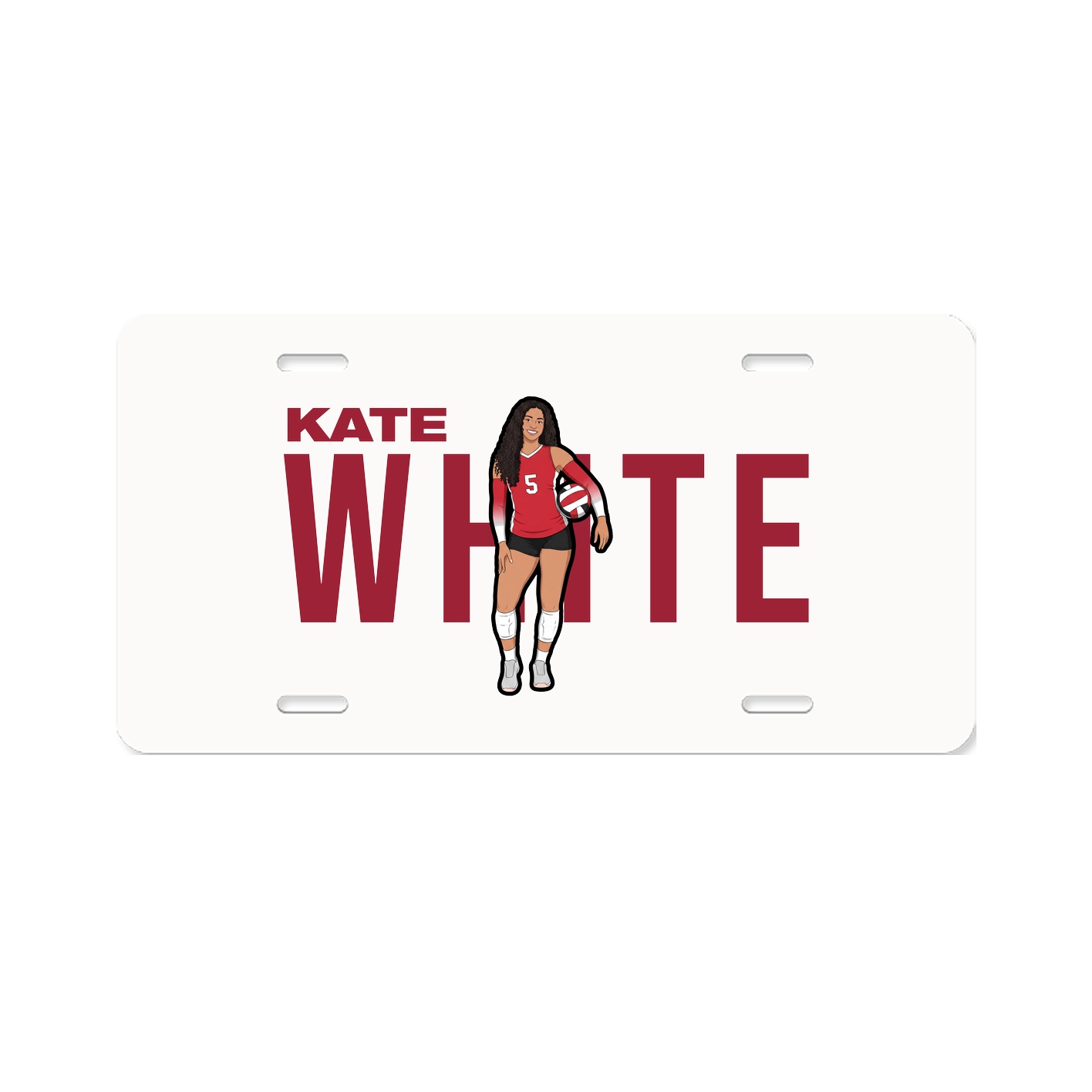 License Plate — Player Name in Classic