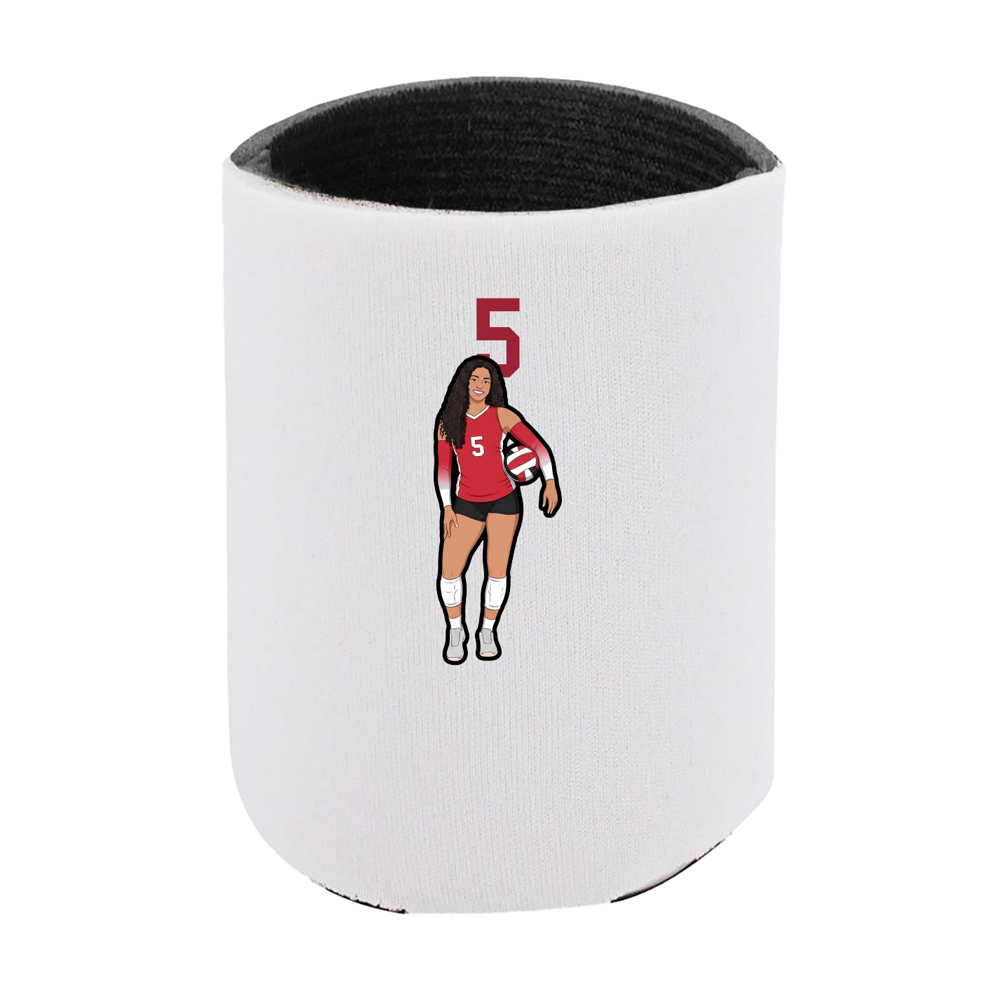 Can Holder — Number Top in White