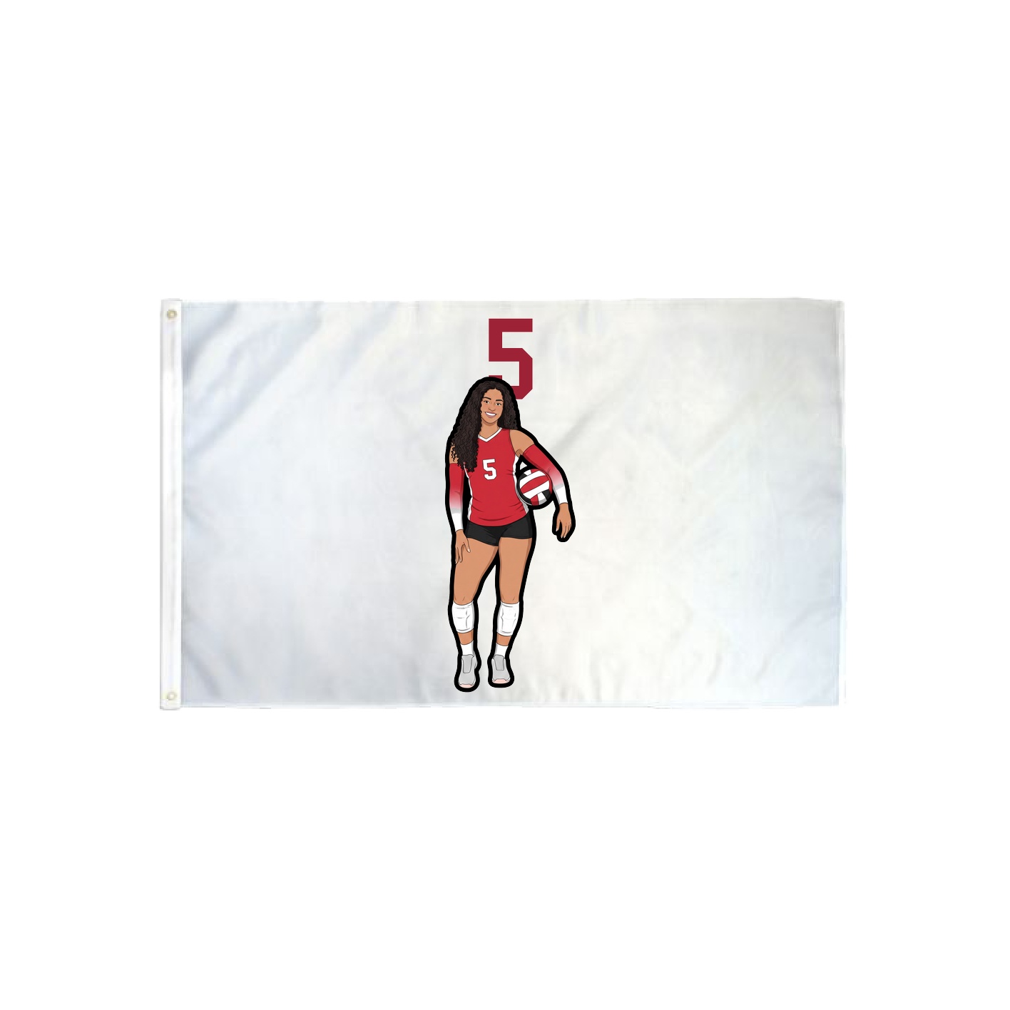 3x5 Flag — Number Top in Classic