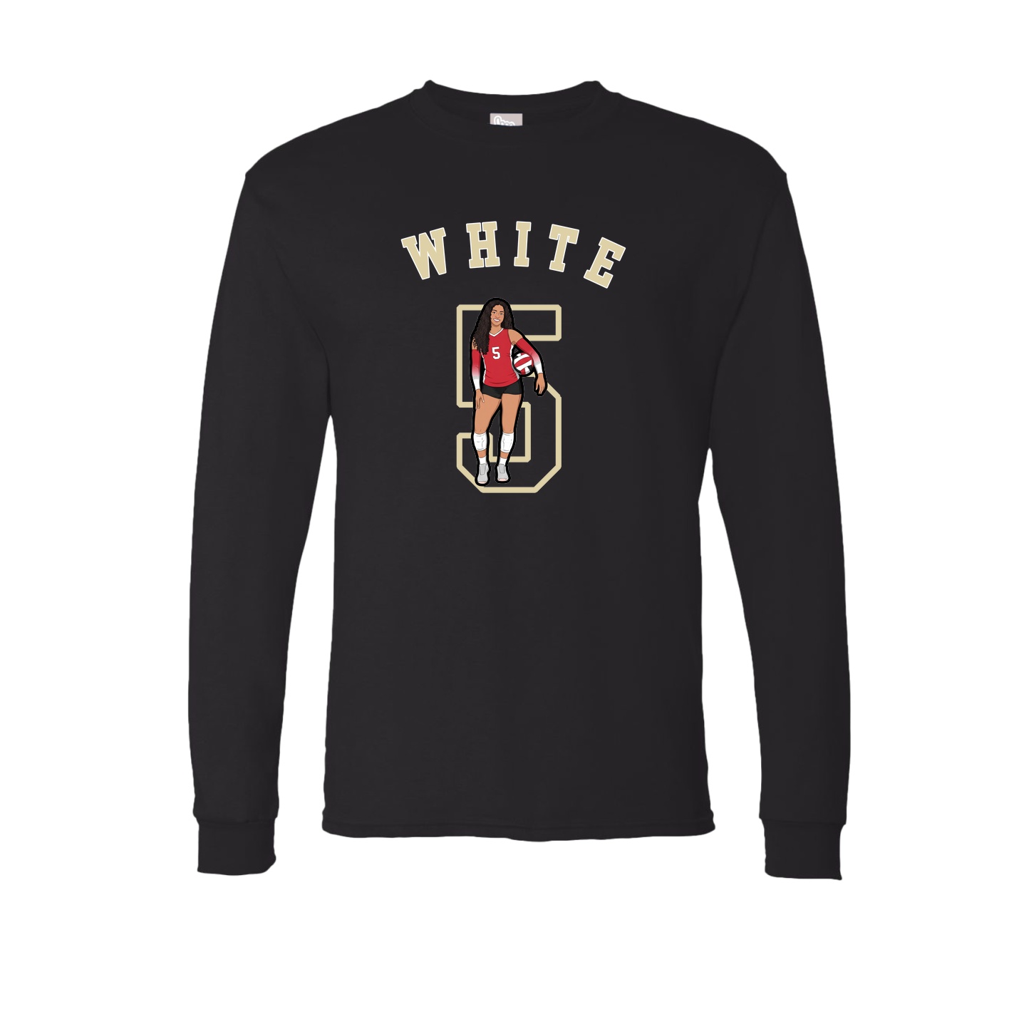 Long Sleeve Tee — Shirsey Arch in Black