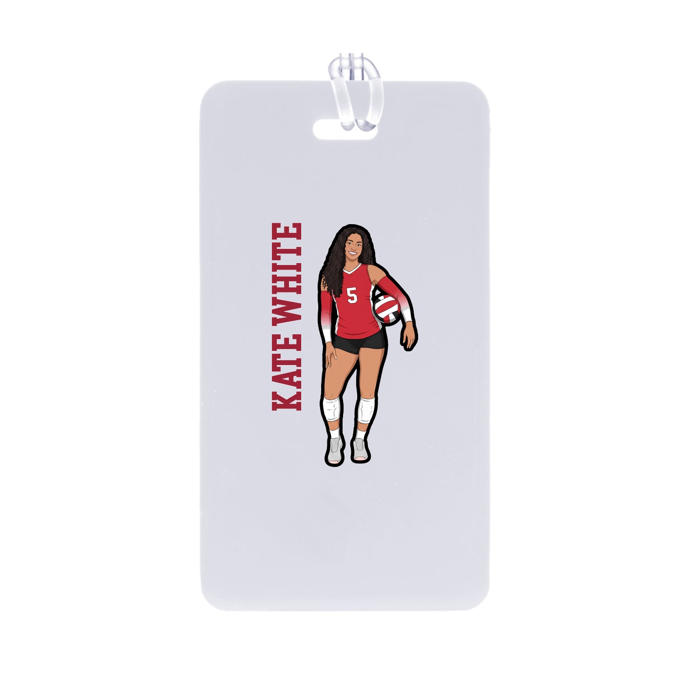 Bag Tag — Name Vertical in Classic