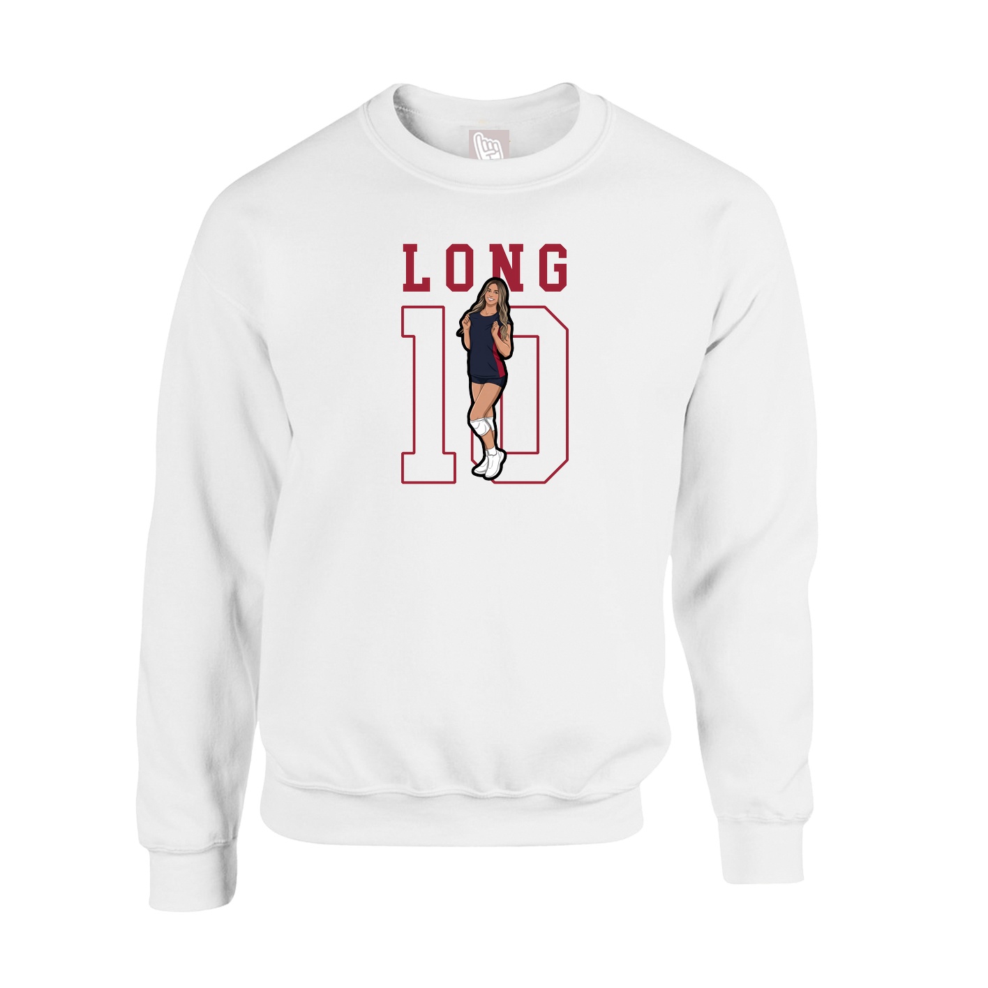 Fleece Crew — Shirsey in White
