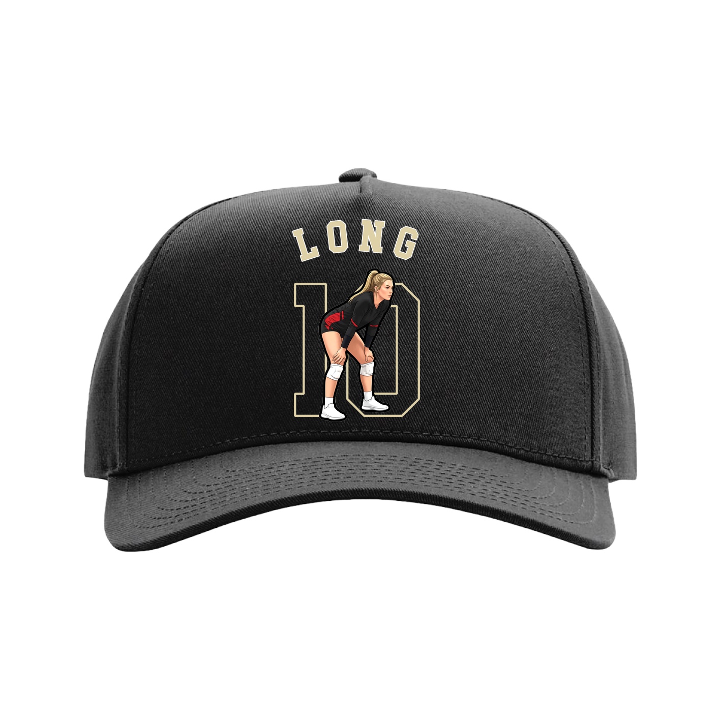 Full Fabric Five-Panel Champ Cap
