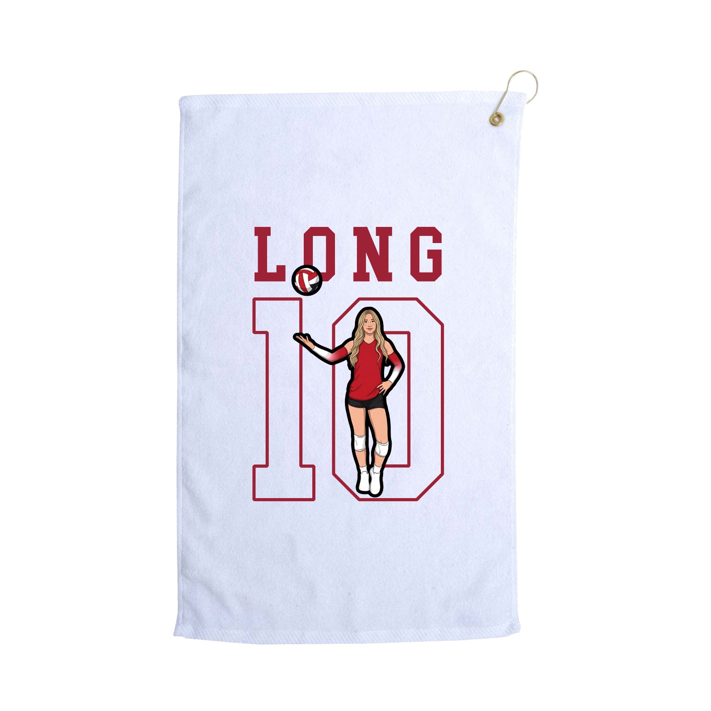 Golf Towel — Shirsey in White