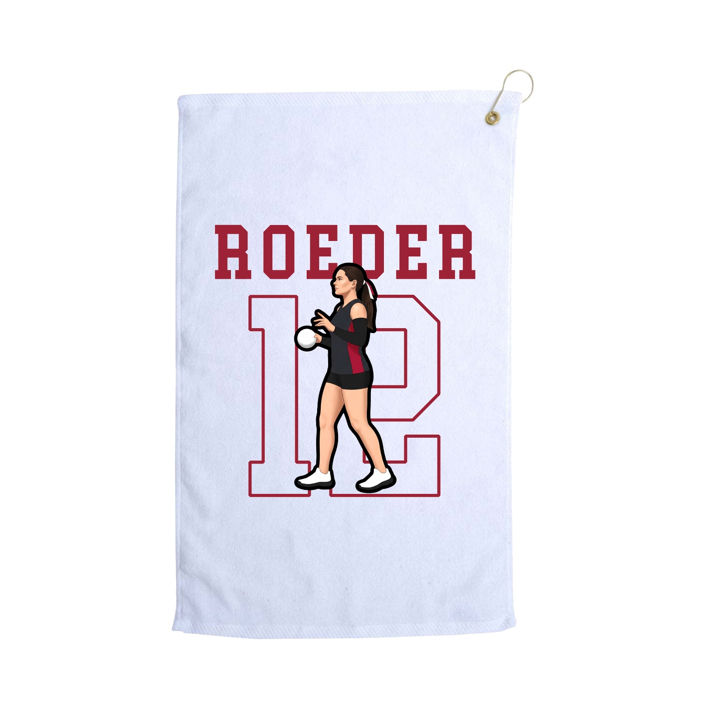 Golf Towel — Shirsey in White