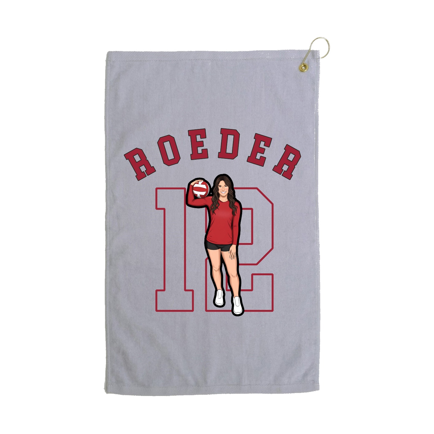 Golf Towel — Shirsey Arch in Grey