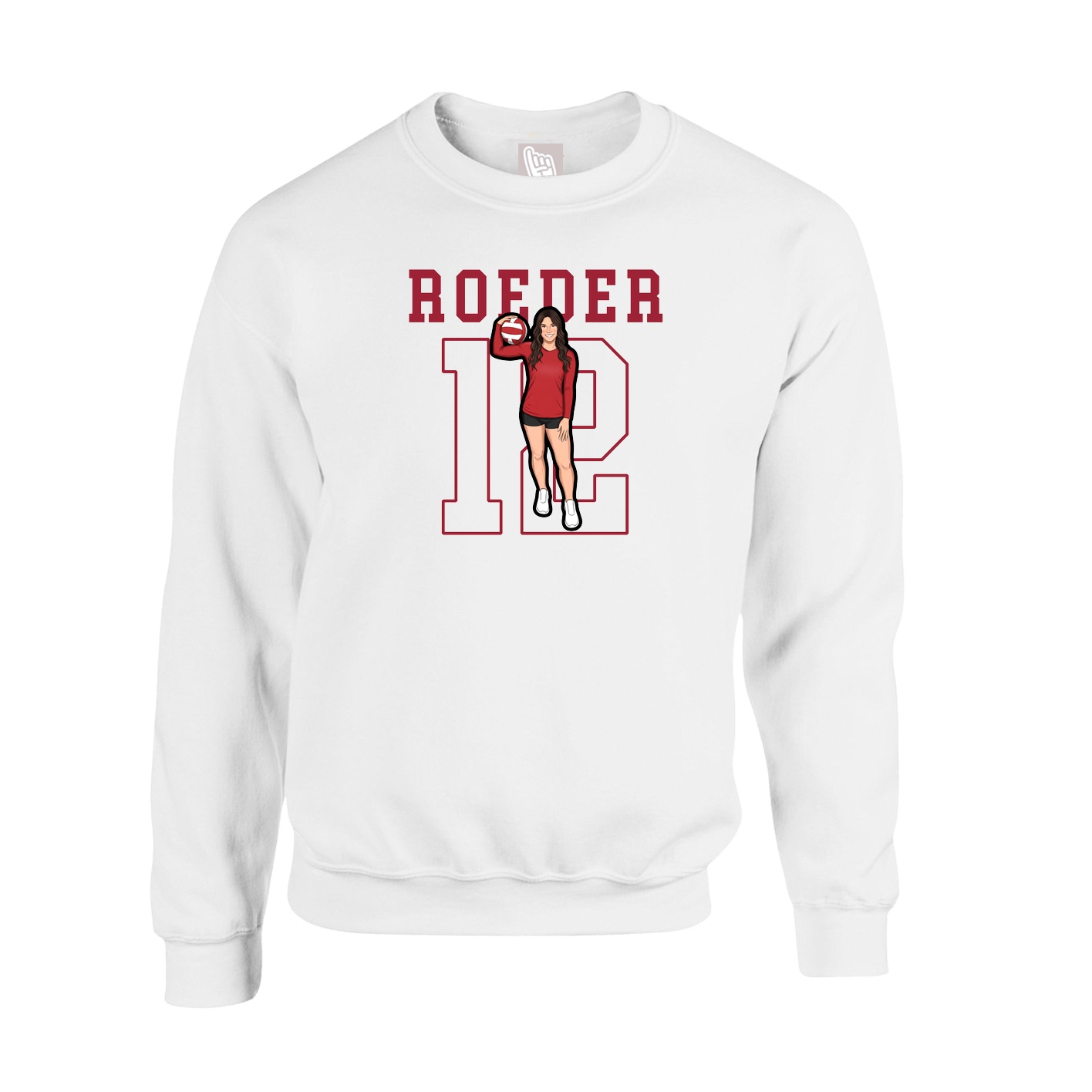 Fleece Crew — Shirsey in White