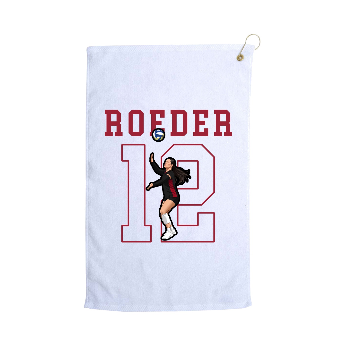 Golf Towel — Shirsey in White