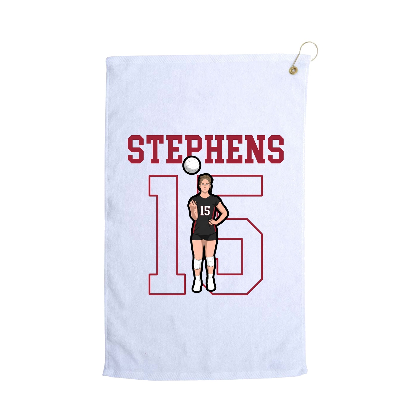 Golf Towel — Shirsey in White