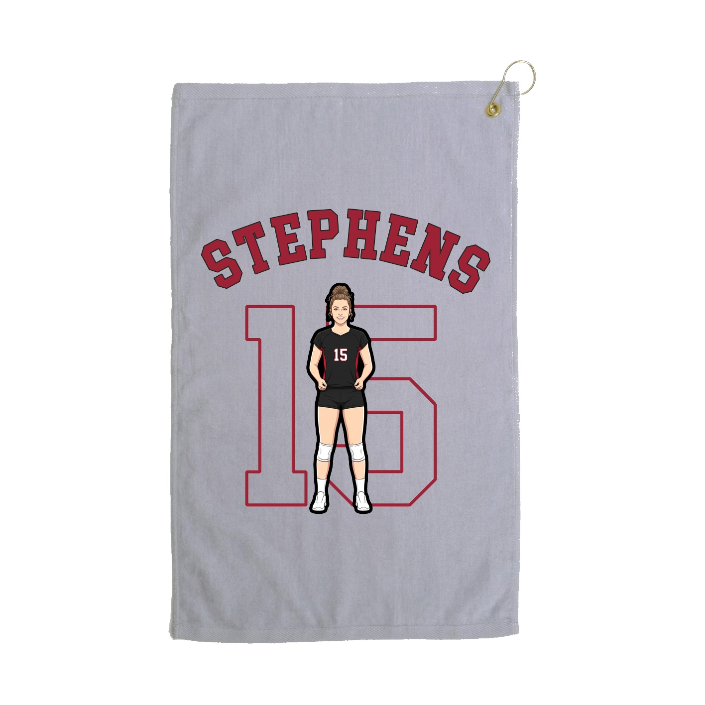 Golf Towel — Shirsey Arch in Grey