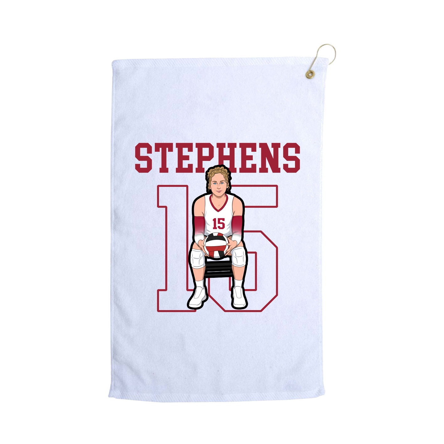 Golf Towel — Shirsey in White