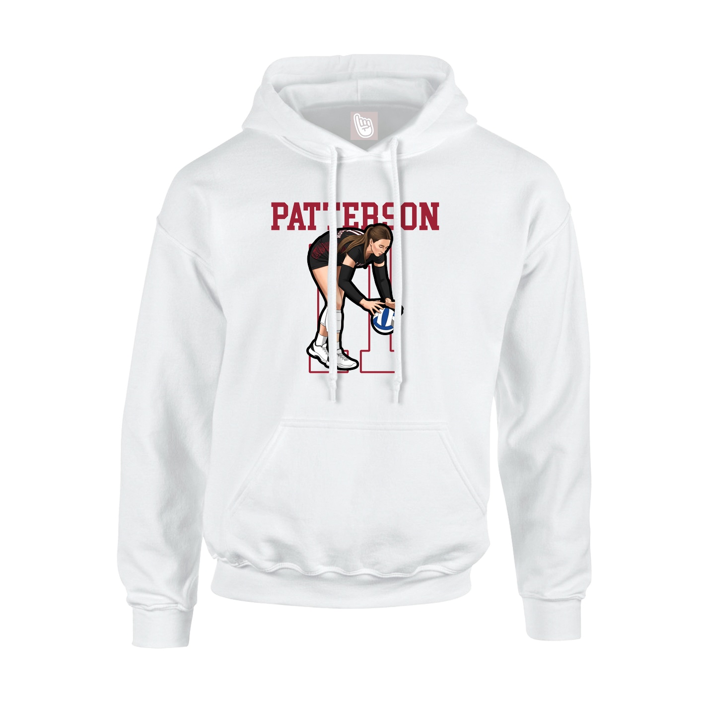 Hoodie — Shirsey in White
