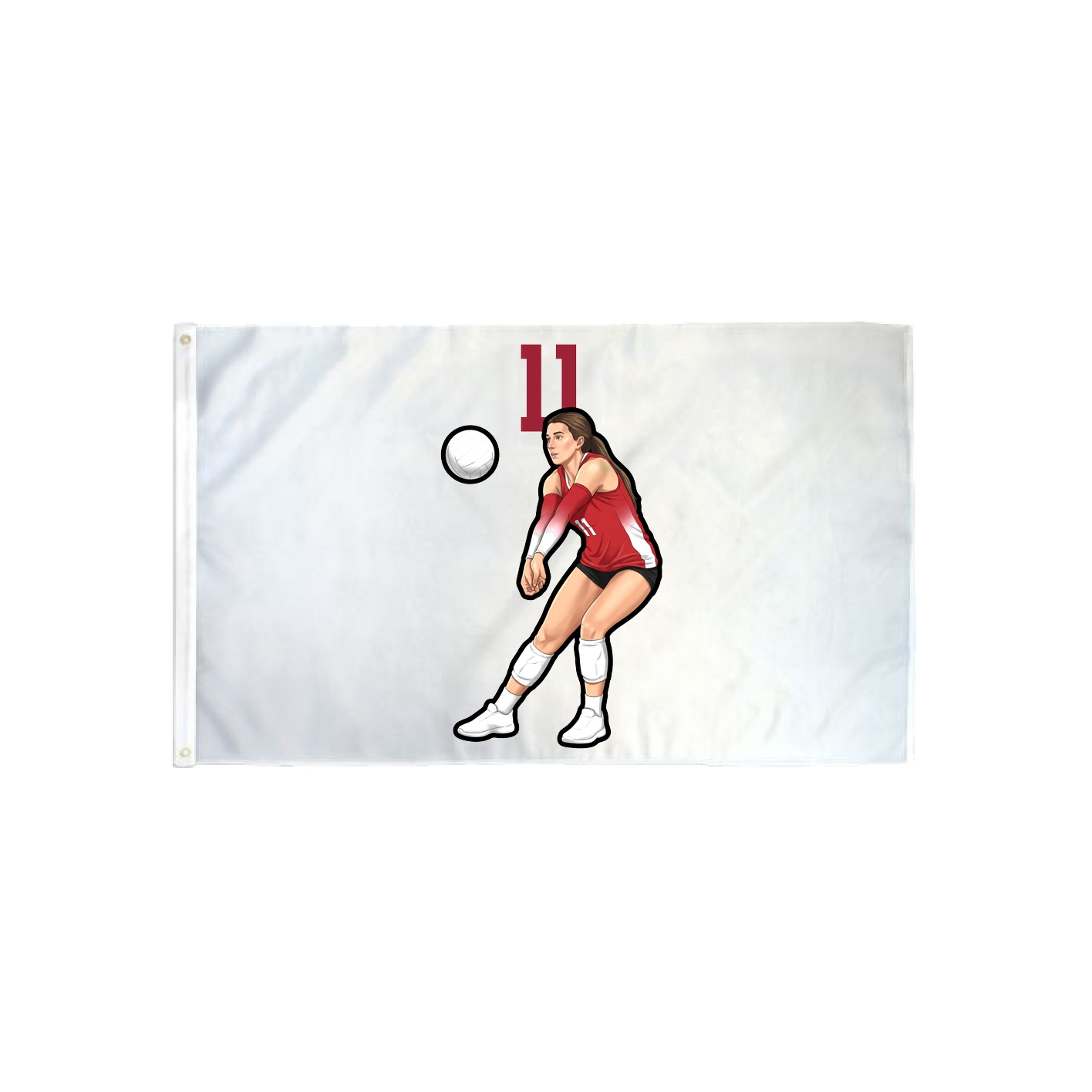 3x5 Flag — Number Top in Classic
