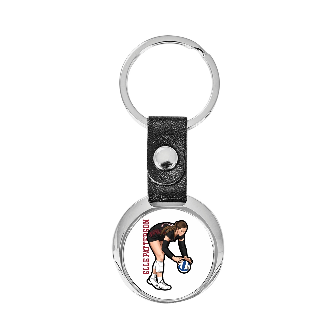 Key Chain — Name Vertical in Classic