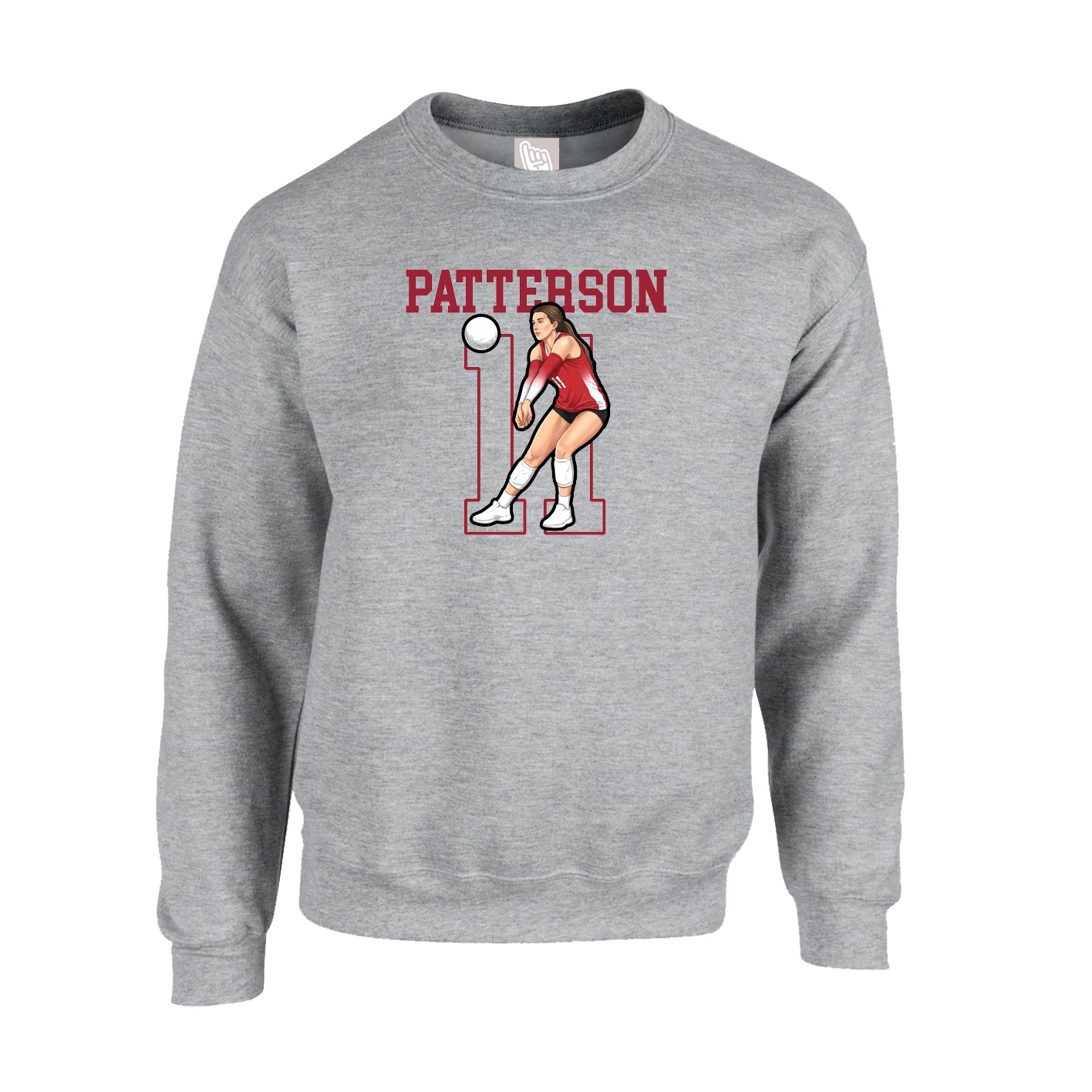 Fleece Crew — Shirsey in Grey