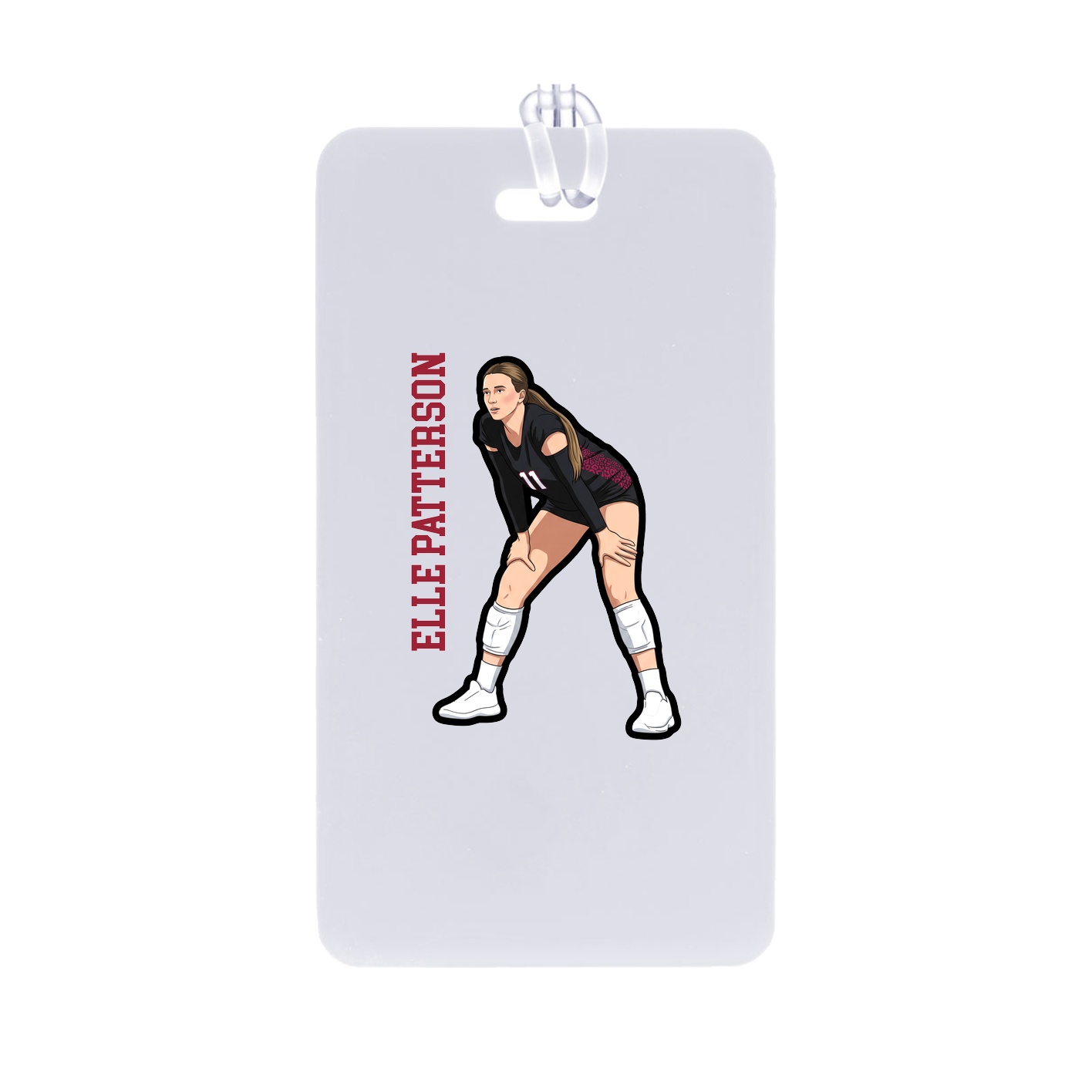 Bag Tag — Name Vertical in Classic