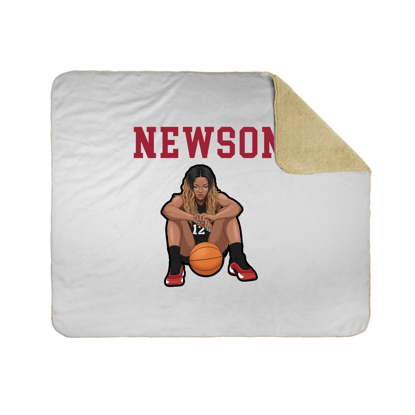 Throw Blanket — Shirsey in White