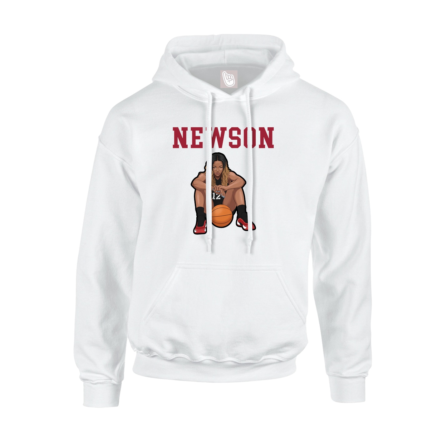 Hoodie — Shirsey in White