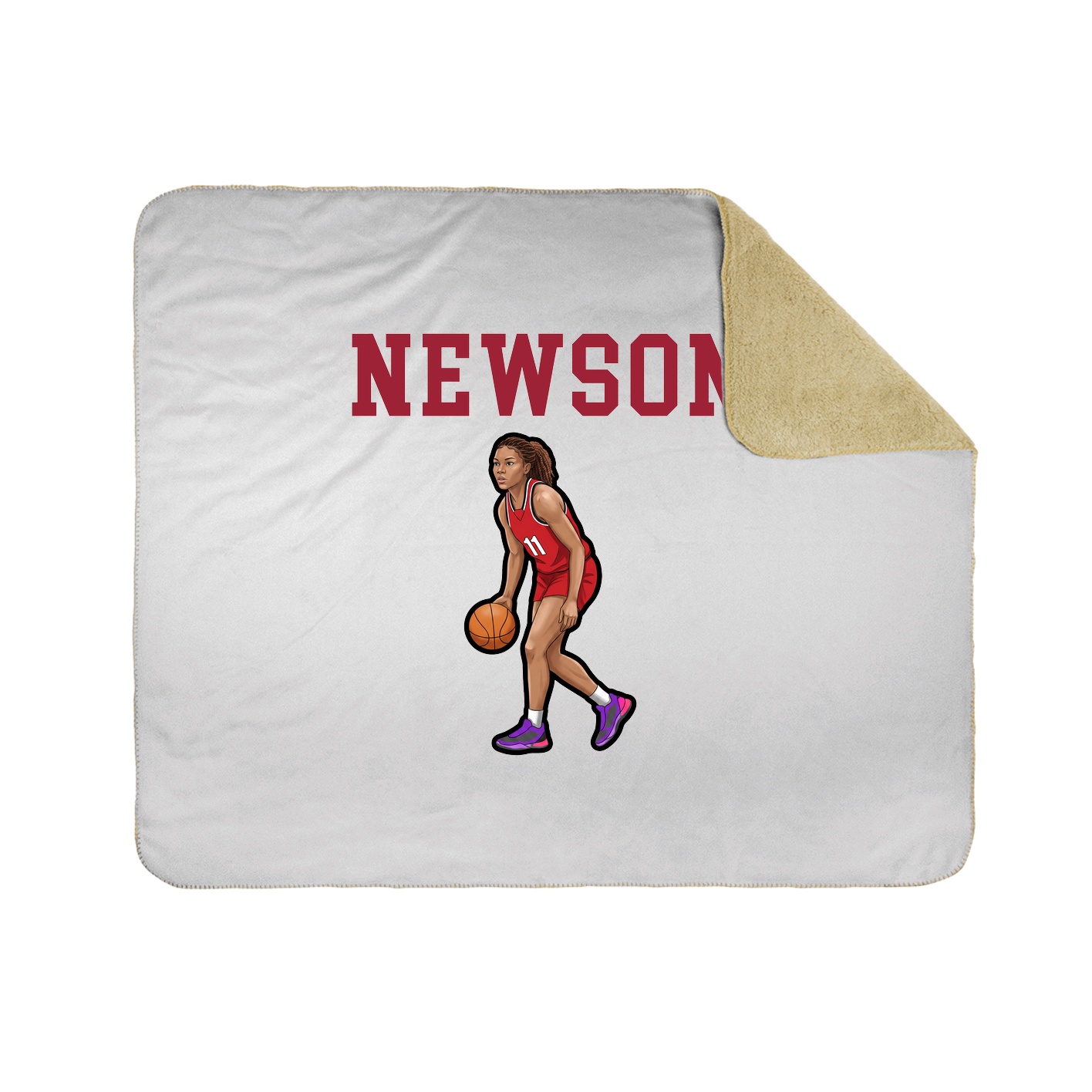 Throw Blanket — Shirsey in White