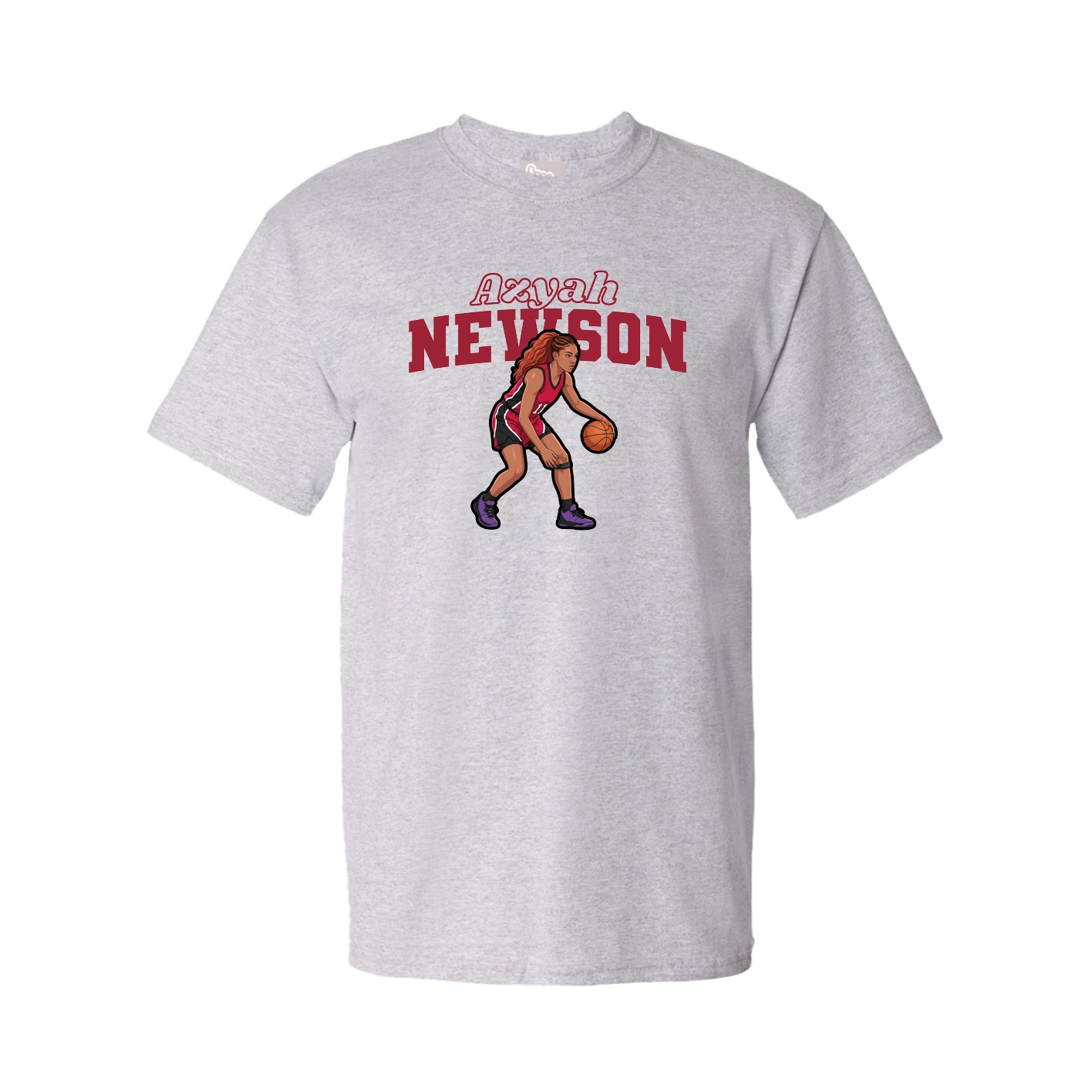 Tee — Name Arch in Grey