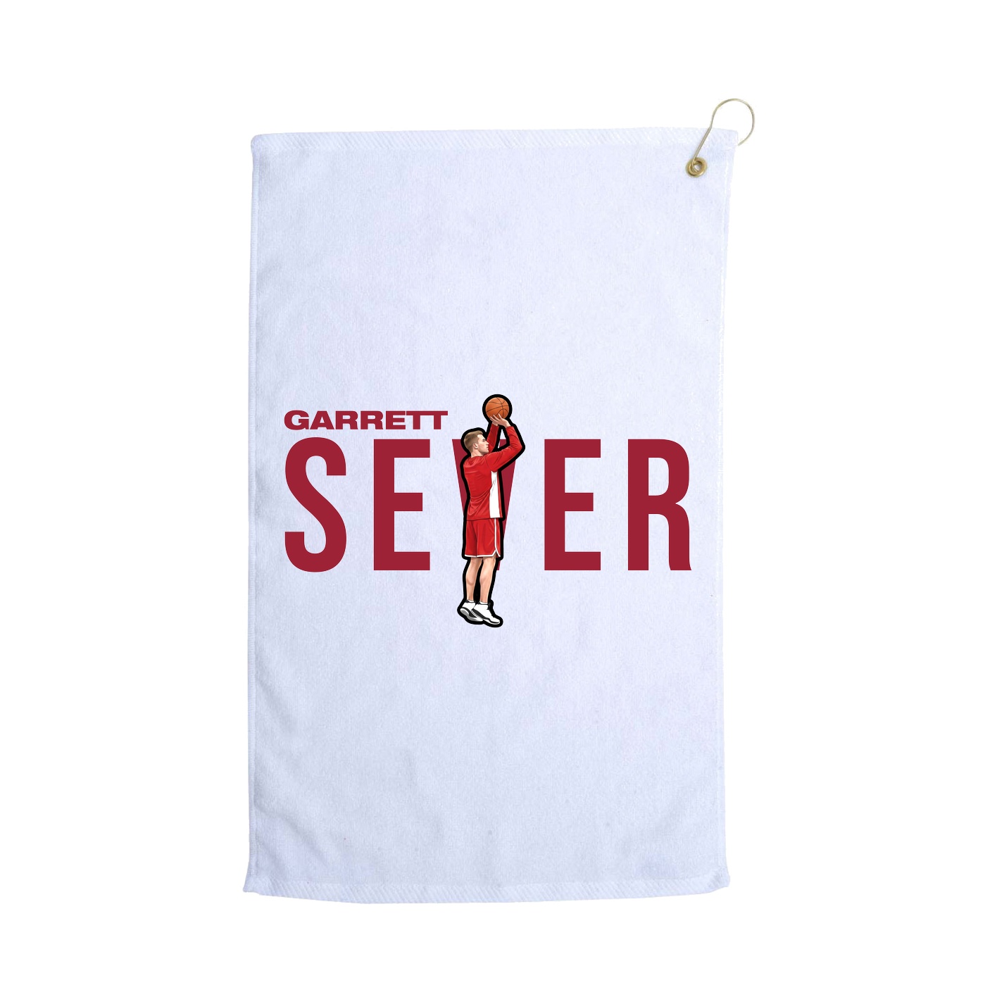 Golf Towel — Player Name in White