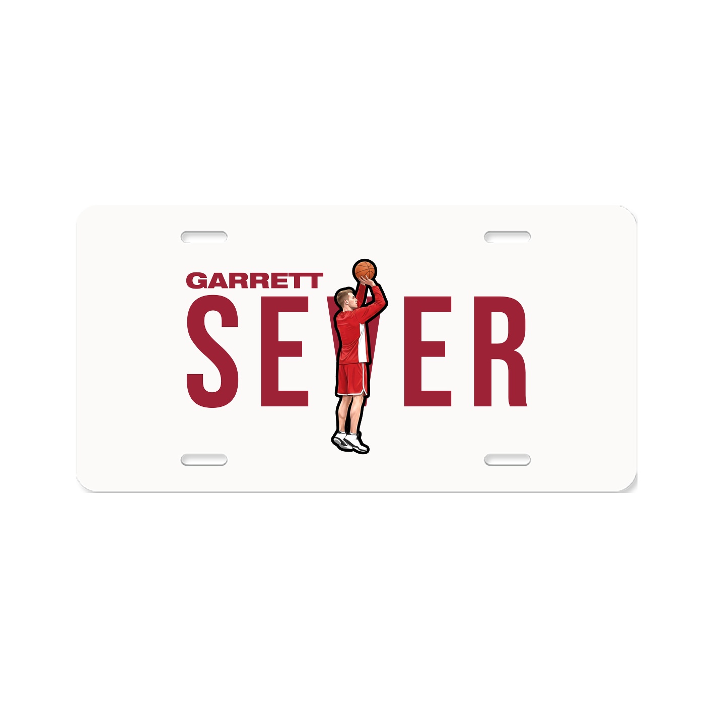 License Plate — Player Name in Classic