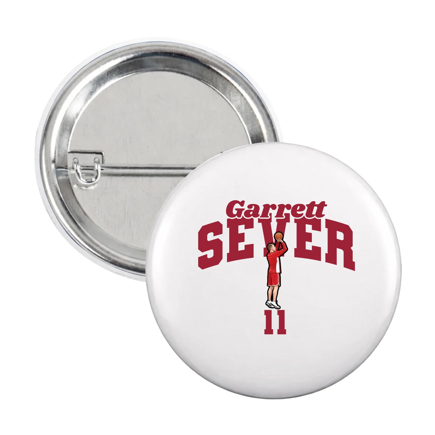 Game Day Button — Signature Arch in White