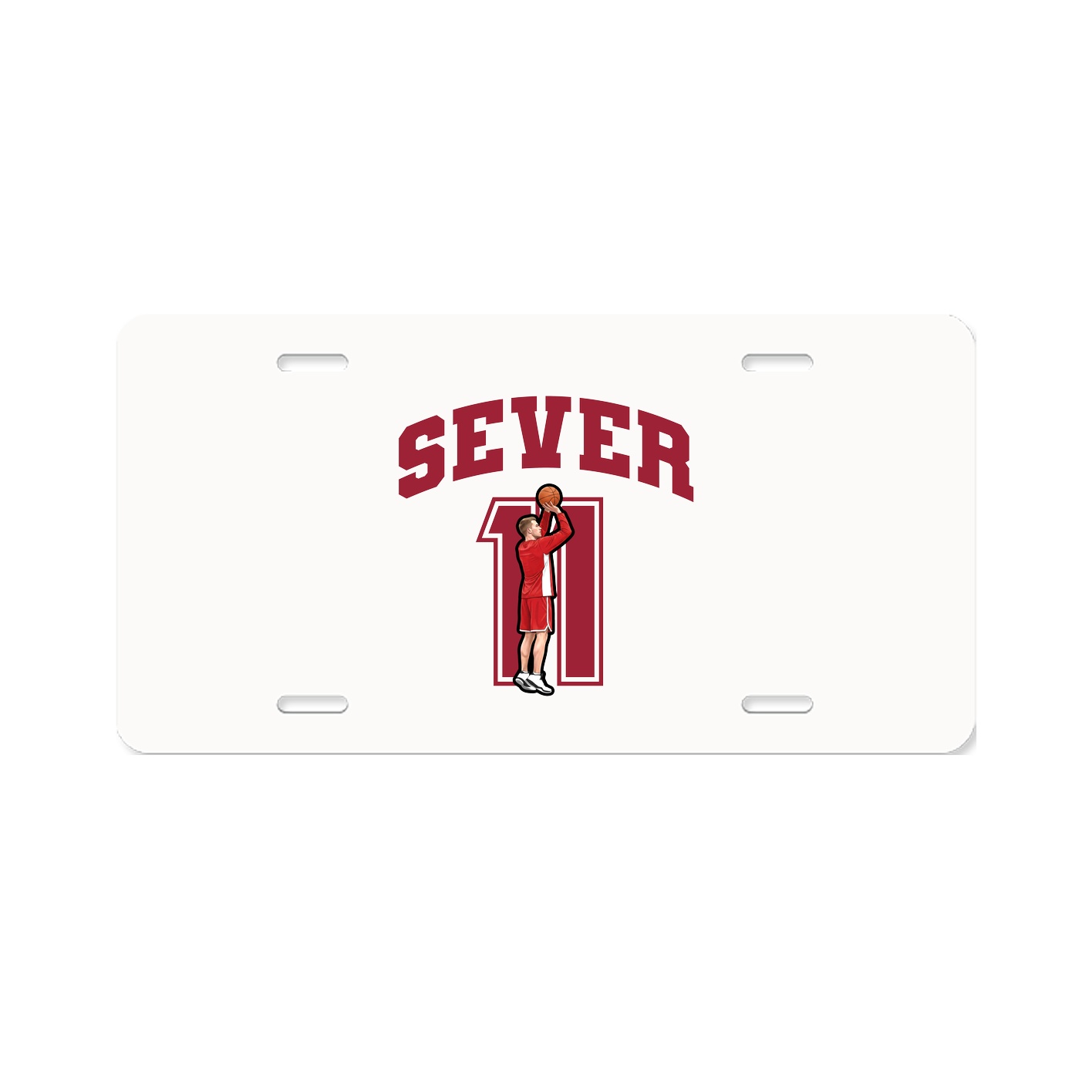 License Plate — Number in Classic
