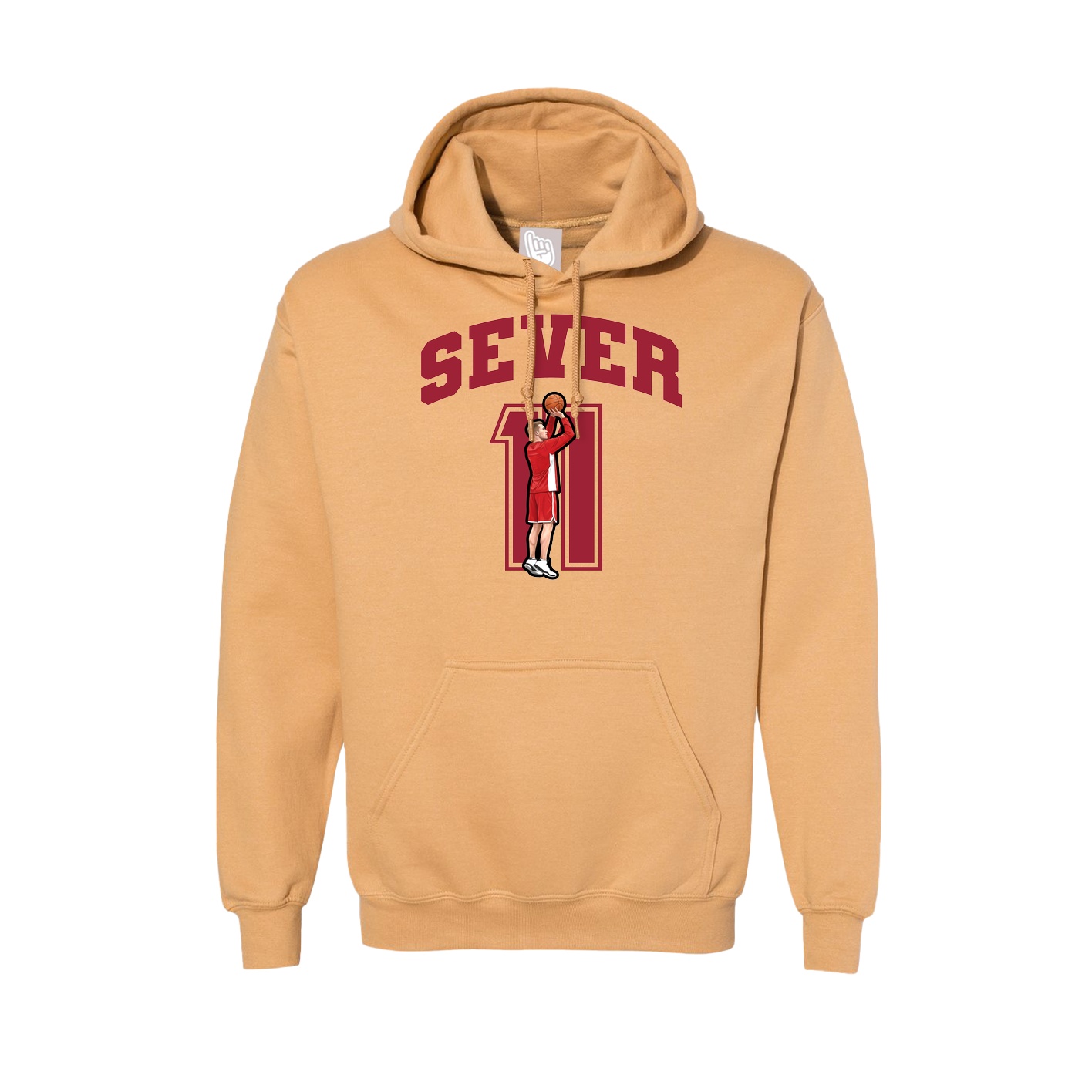 Hoodie — Number in Vegas Gold