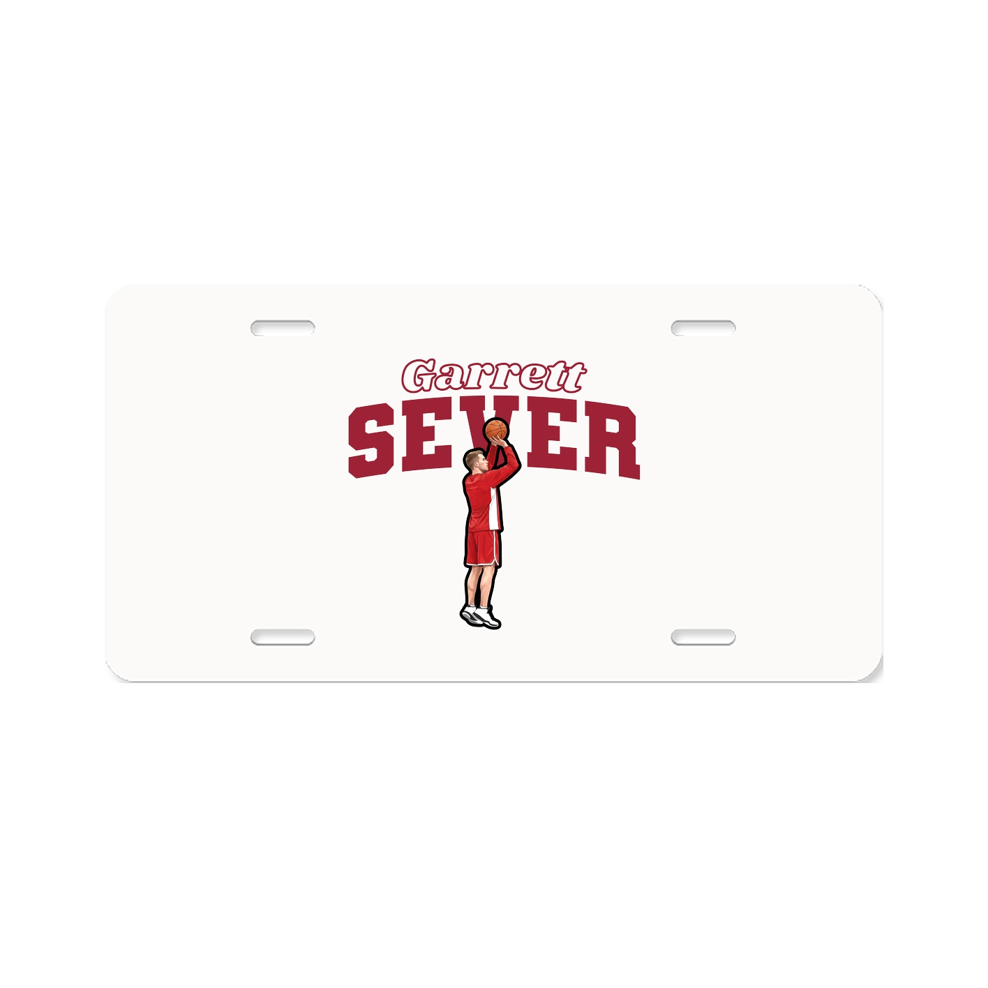 License Plate — Name Arch in Classic